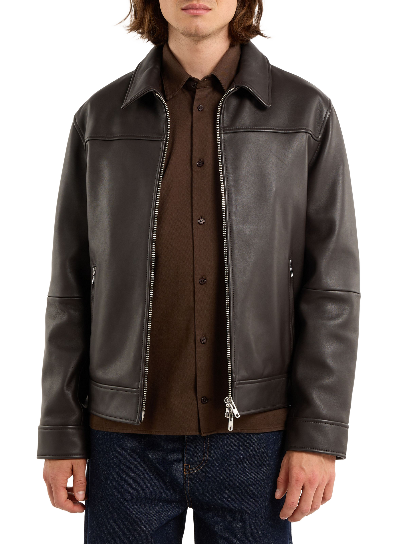 Lederjacke Fool SAISON 1865 Braun