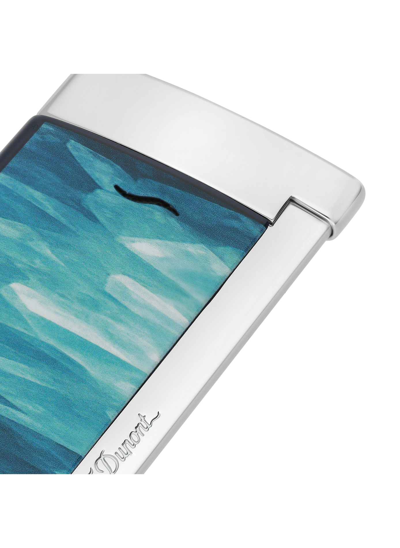 Accendino slim 7 laccato Geode S.T. DUPONT Blu