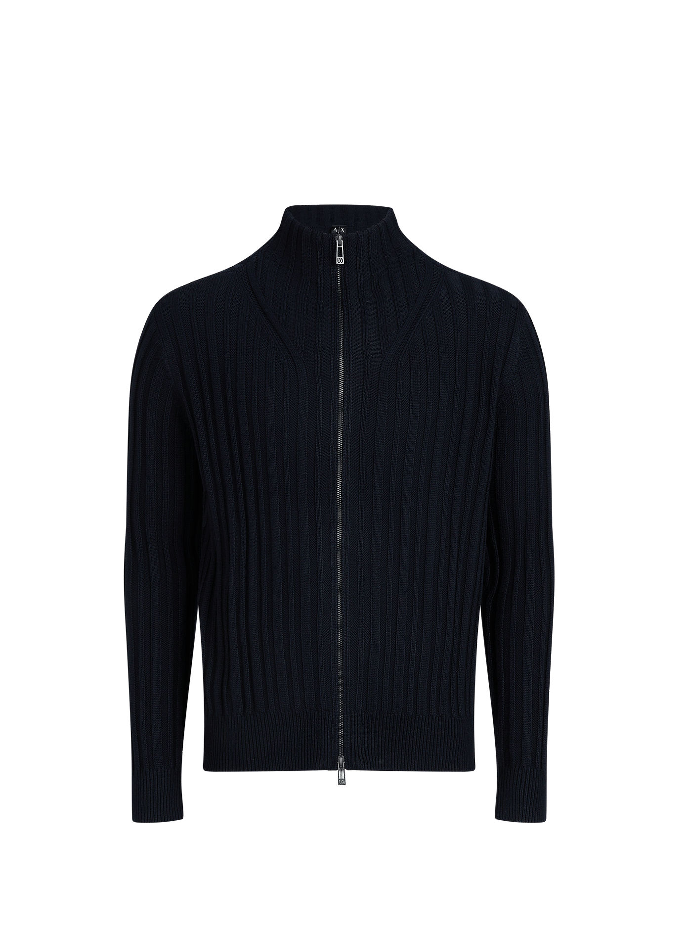 Zip-up high-neck solid color vest ARMANI EXCHANGE Blue