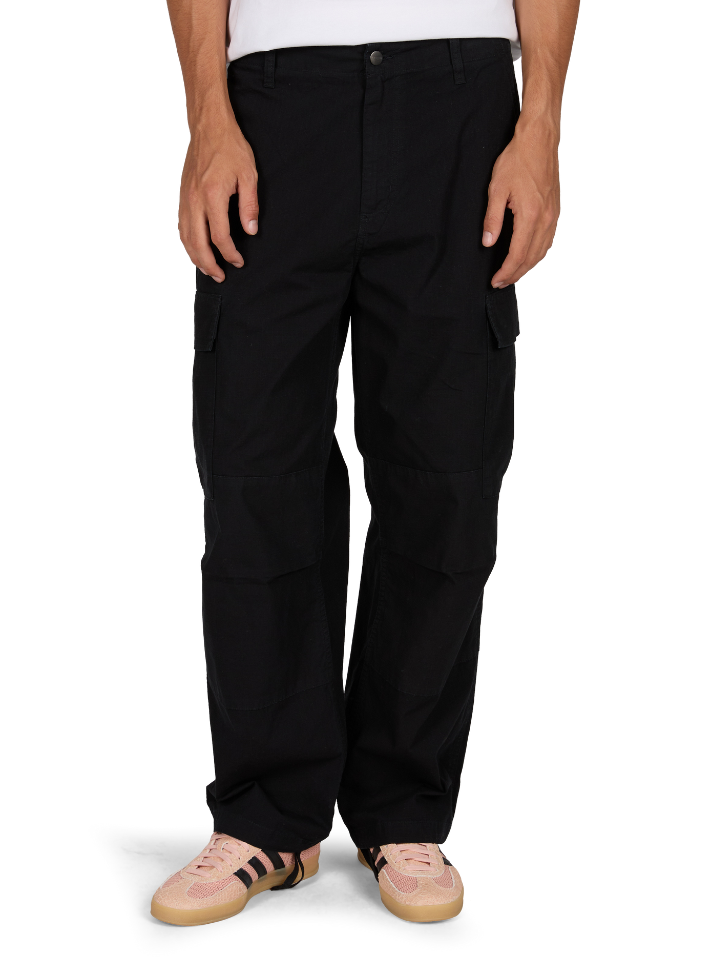 Pantalon large en coton CARHARTT WIP Noir