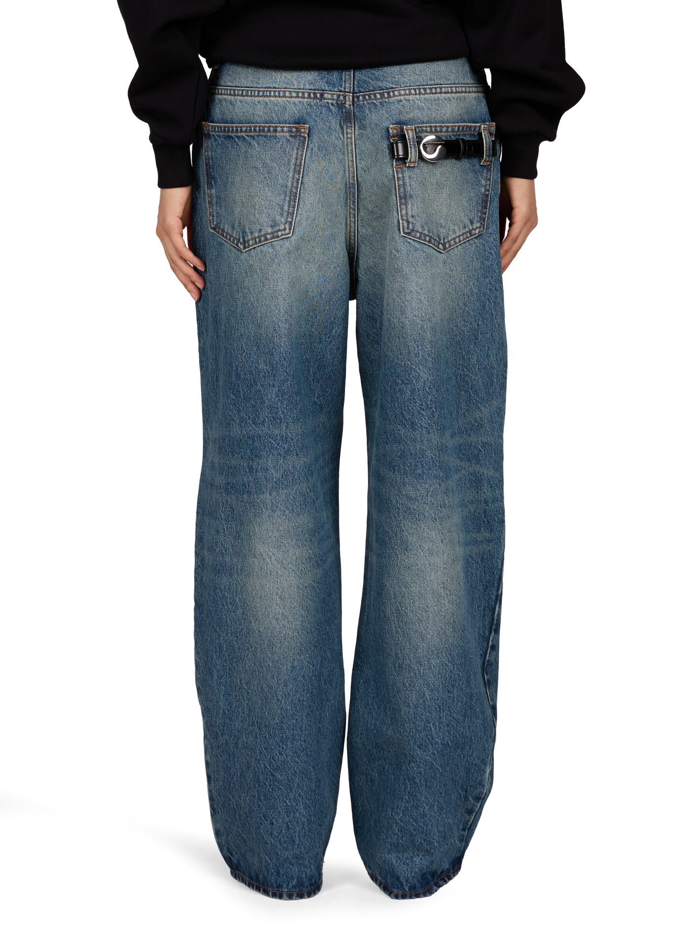 Oversized cotton denim jeans COPERNI Blue