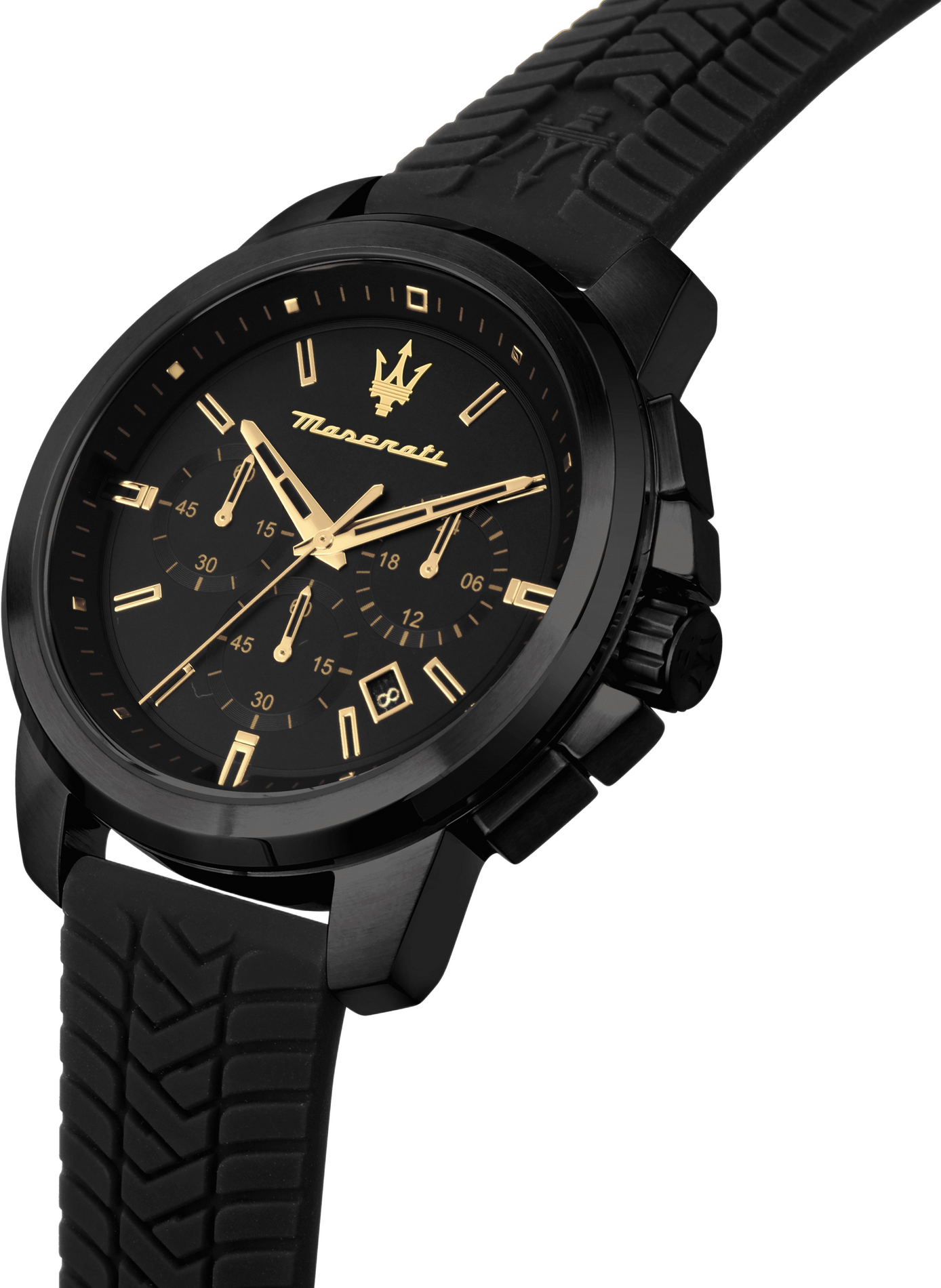 Montre quartz en silicone MASERATI Noir