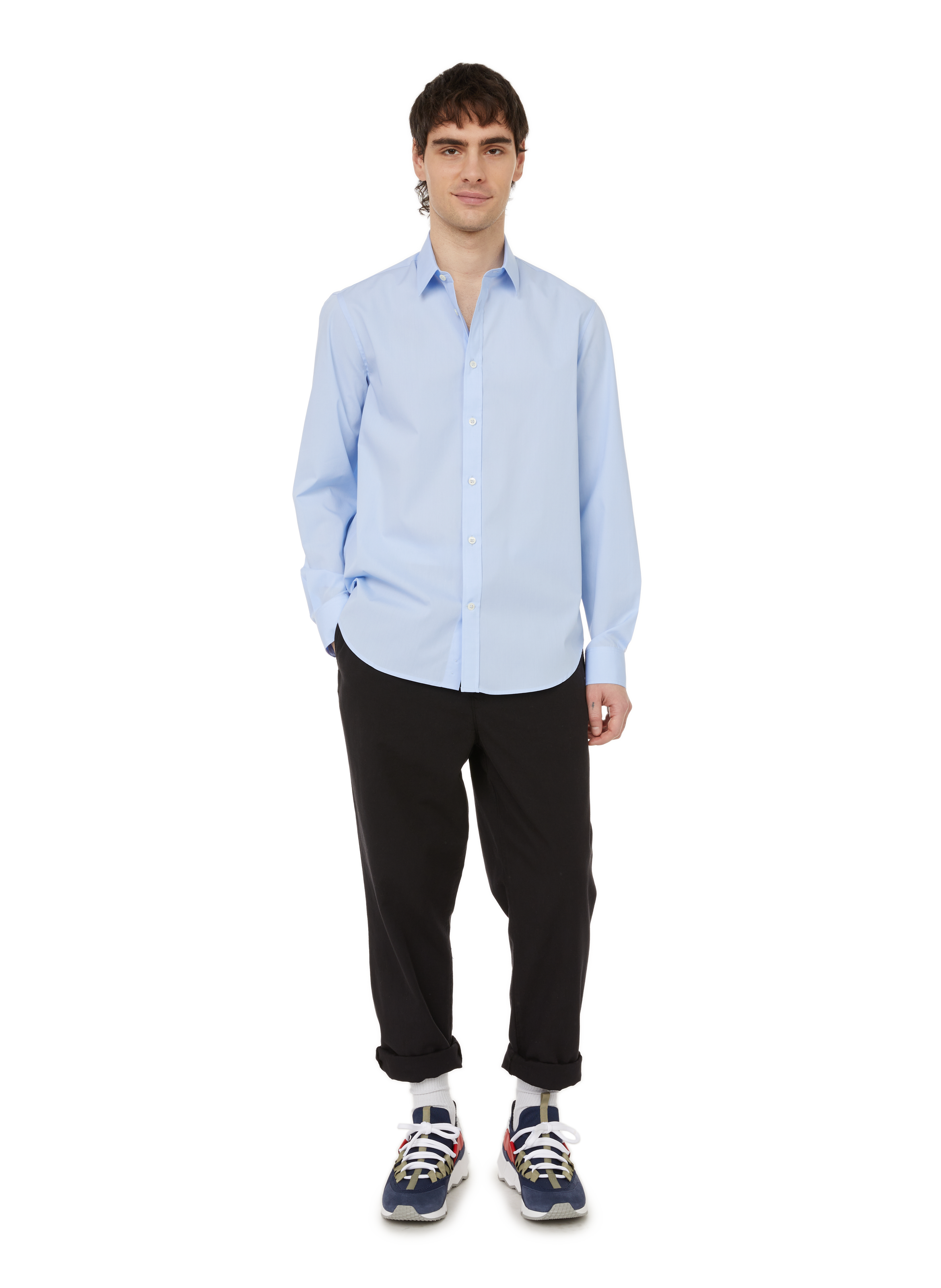 Chemise en coton EDITIONS 102 Bleu