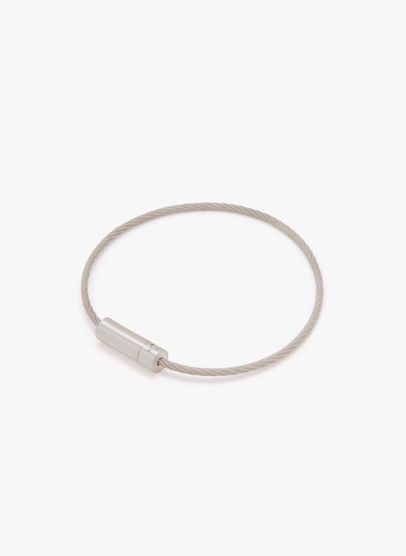 Bracelet câble 7g en argent brossé | Argent by LE GRAMME Bracelet câble 7g en argent brossé Argent