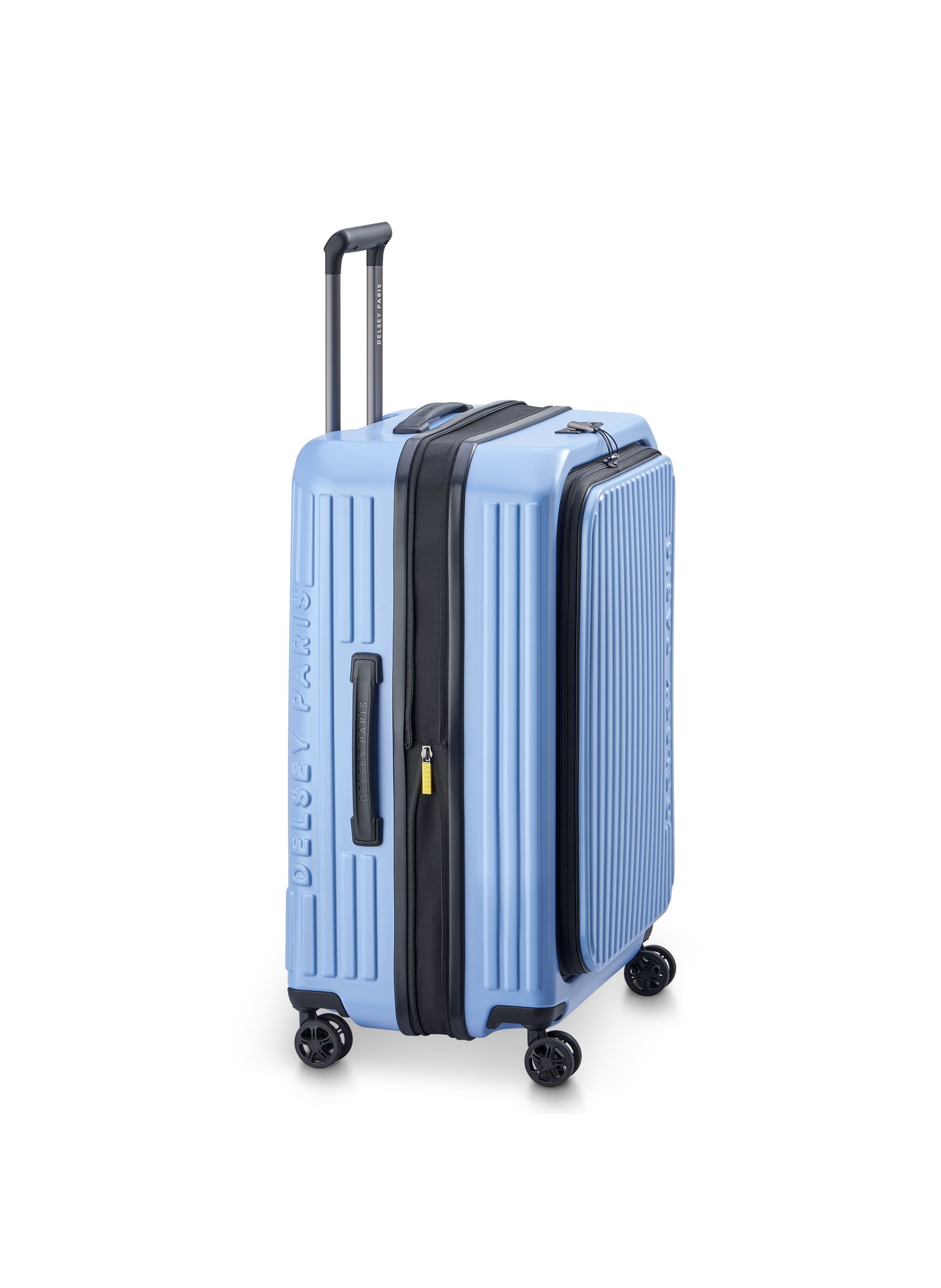 Valise soute rigide taille l - securitime zip Bleu