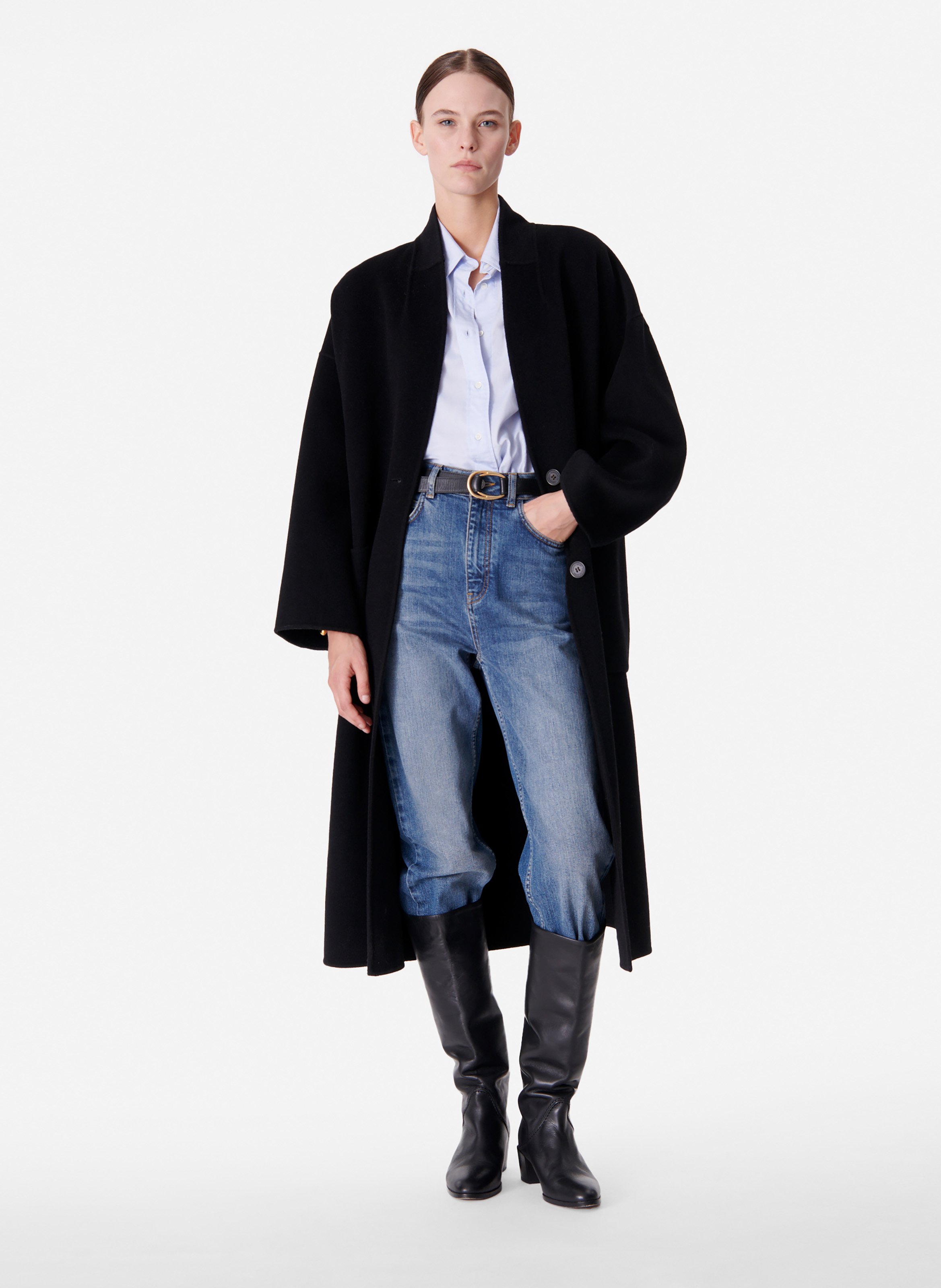 Manteau bachir VANESSA BRUNO Noir