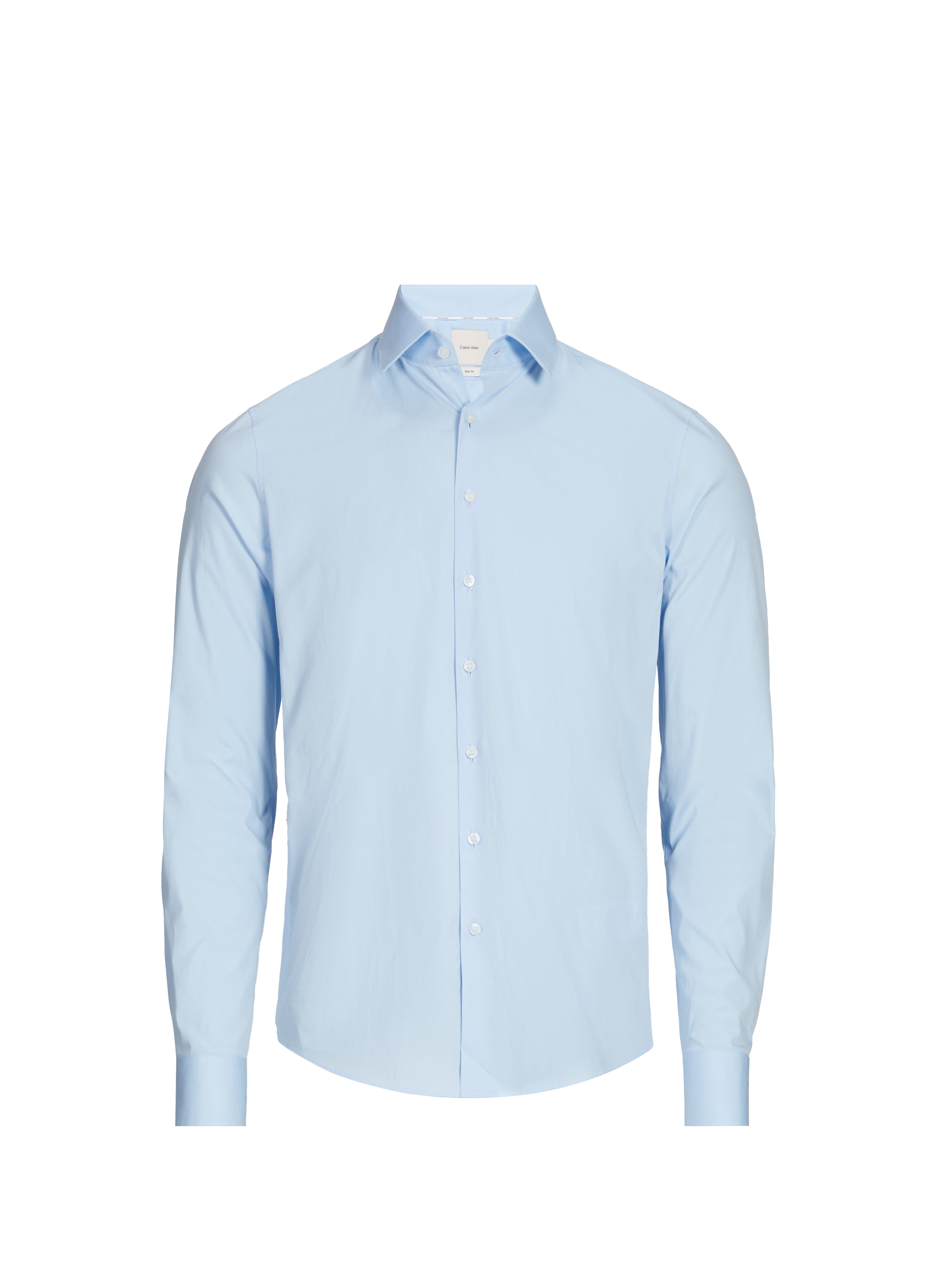 Chemise slim unie  CALVIN KLEIN Bleu