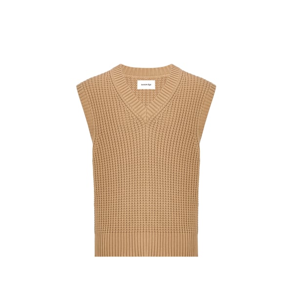 Pull en tricot sans manches Pull en tricot sans manches