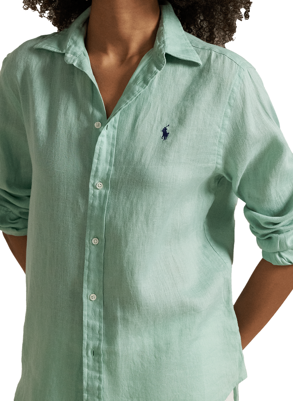 Linen shirt POLO RALPH LAUREN Green