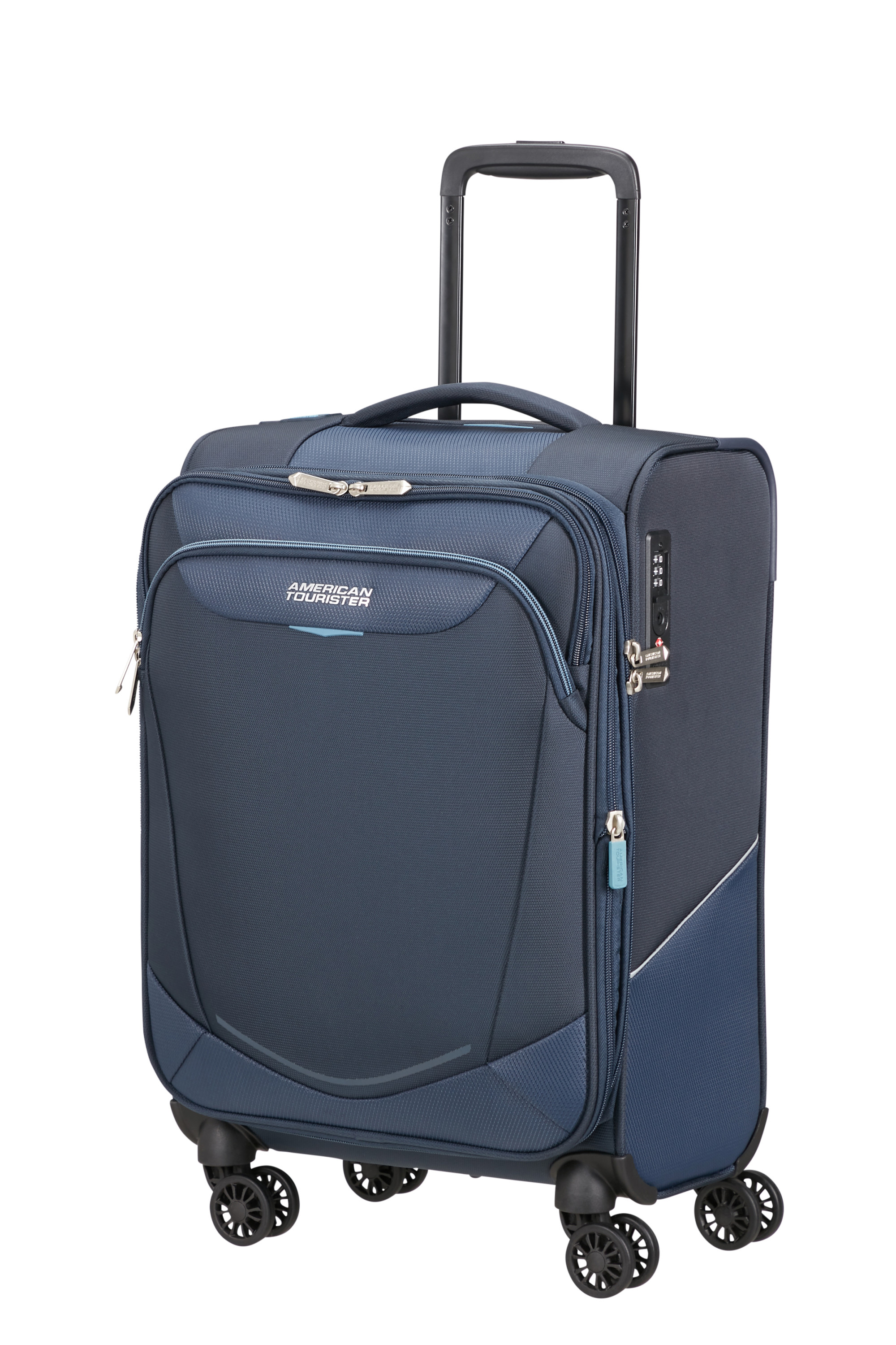 Summerride valise 4 roues taille s AMERICAN TOURISTER Bleu