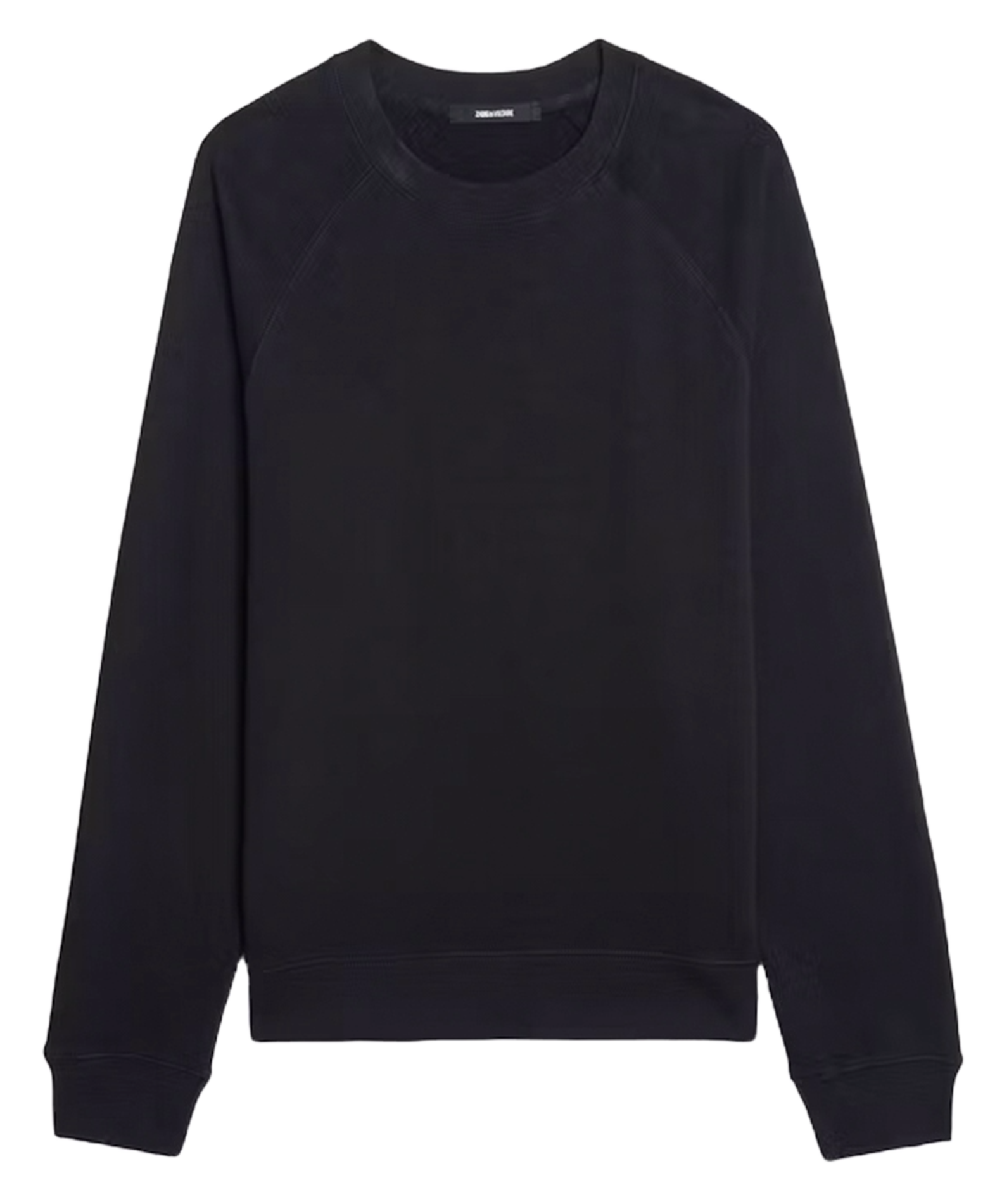 Sweat col rond en coton uppy ZADIG&VOLTAIRE Noir