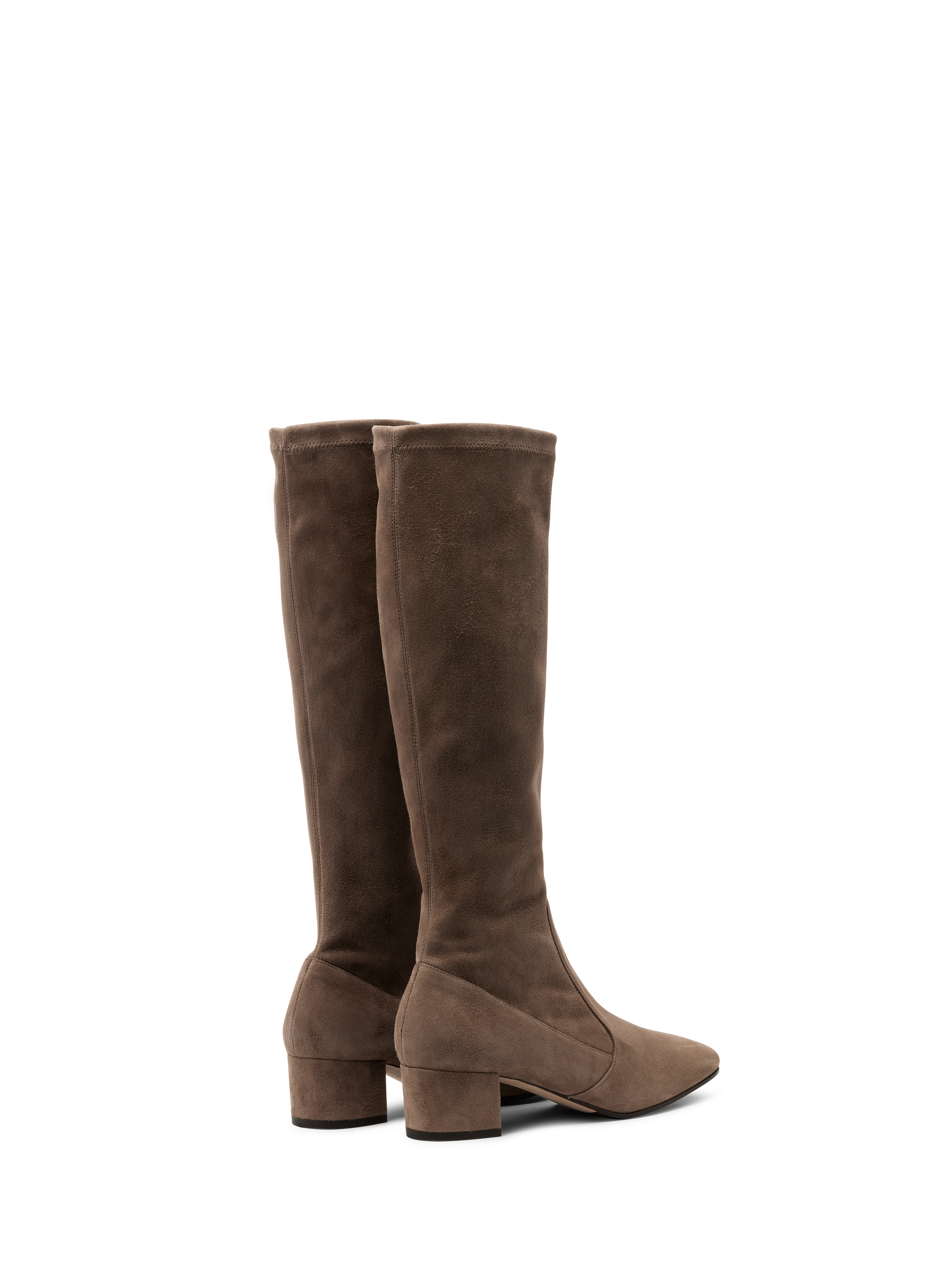 Bottes victoria en velours stretch PARALLELE Gris