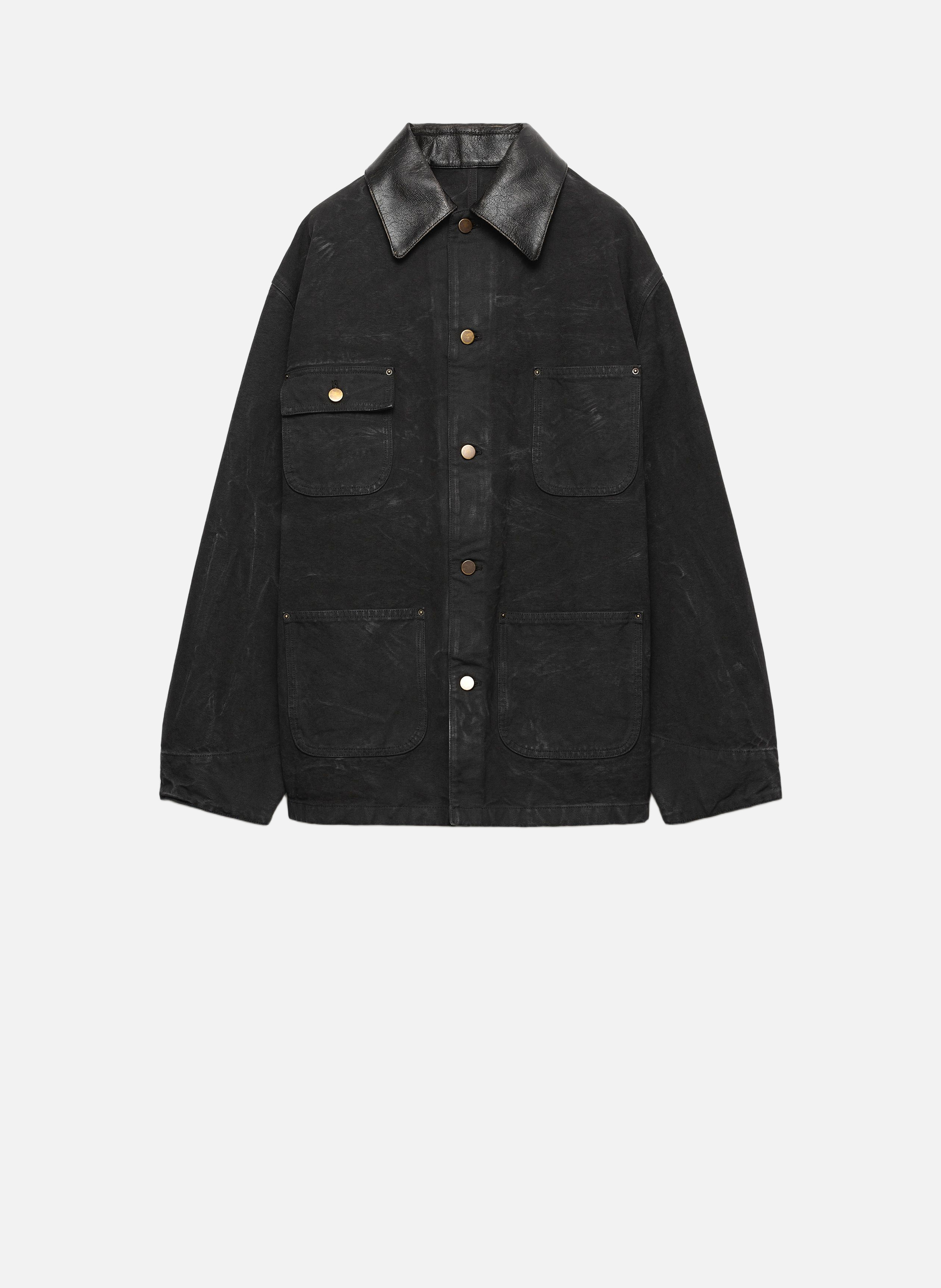 Veste de travail en toile PRADA Noir