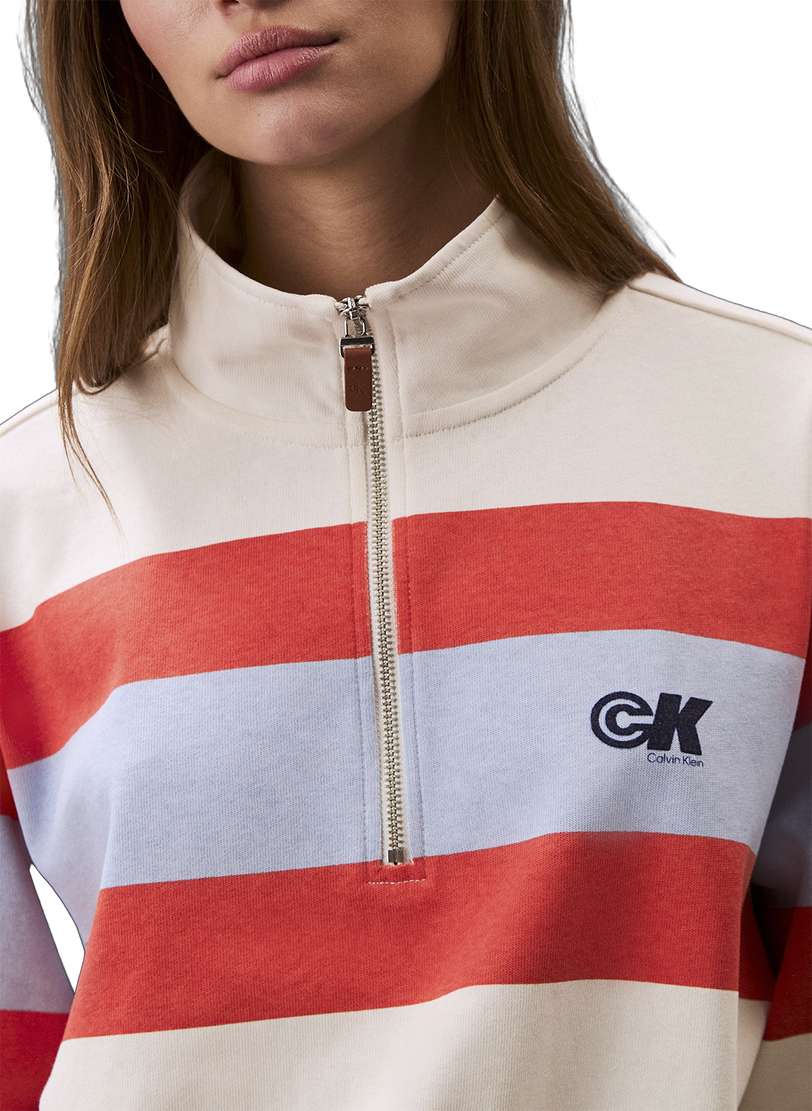 Striped cotton sweatshirt CALVIN KLEIN Multicolour