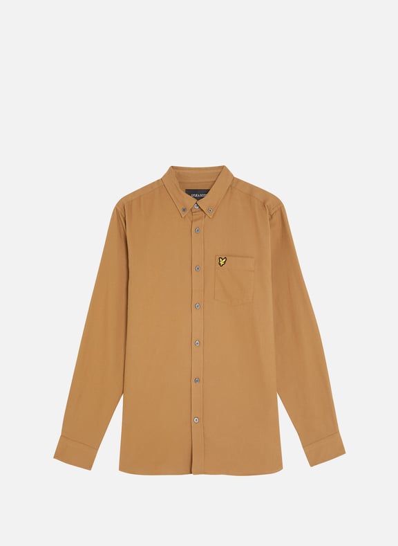 Cotton shirt Brown by LYLE & SCOTT LYLE & SCOTT Cotton shirt Brown