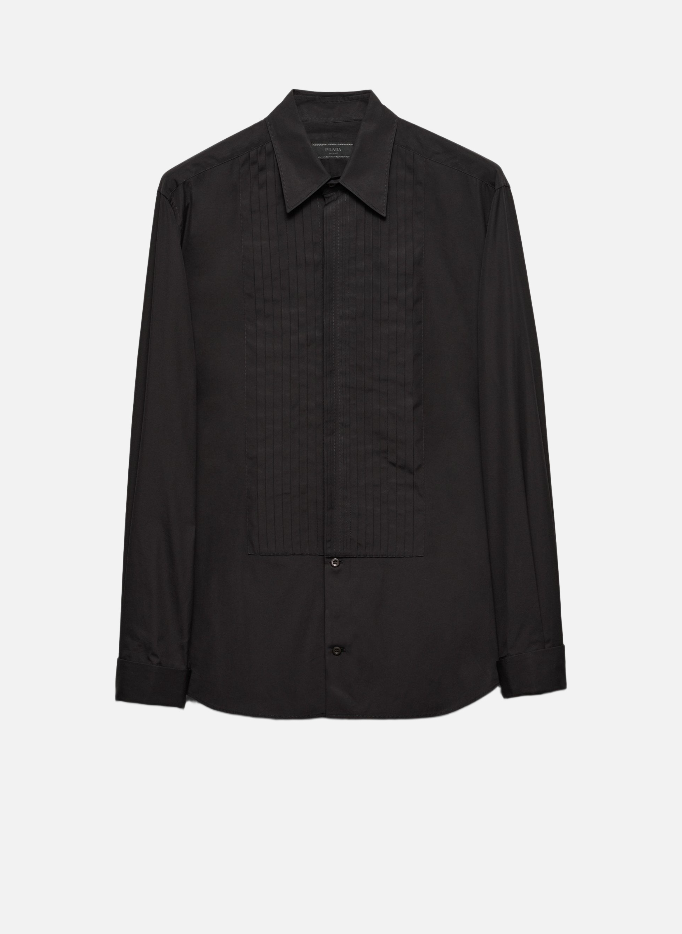 PRADA Chemise en coton Noir