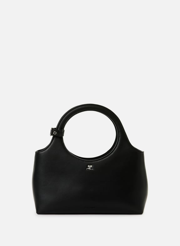 Holy leather handbag Black by COURRÈGES COURRÈGES Holy leather handbag Black