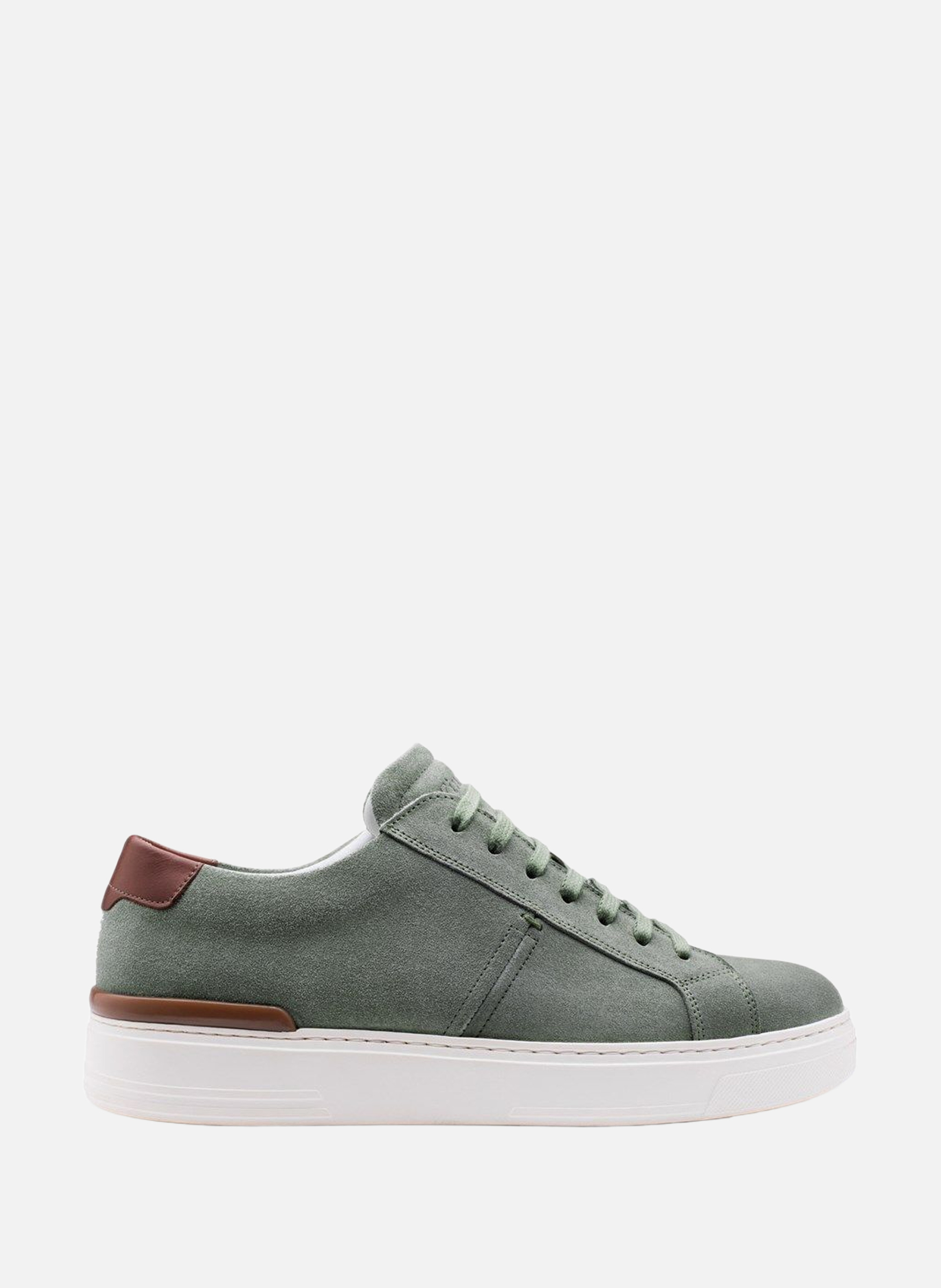 Sneakers daim riva FINSBURY Vert