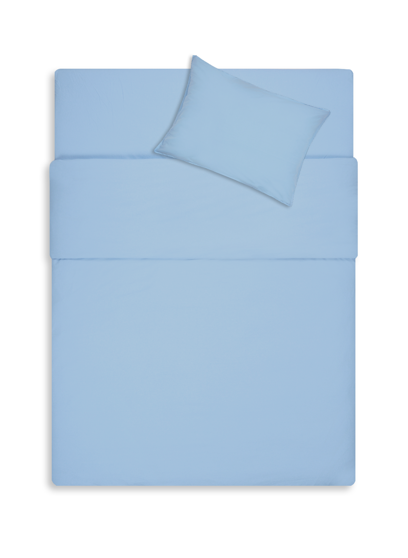 AU PRINTEMPS PARIS Cotton percale duvet cover Blue