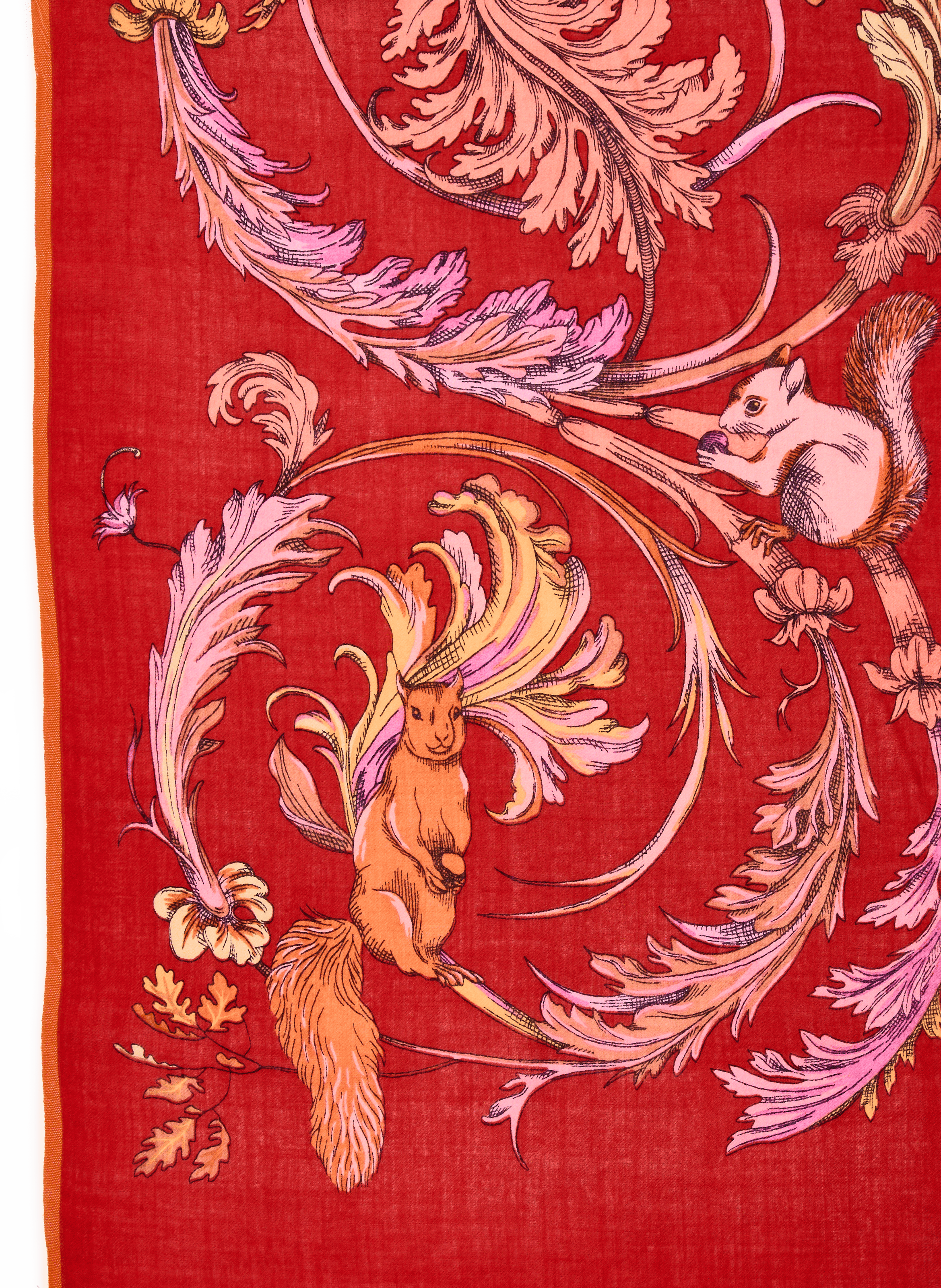 Echarpe finition effilochée en laine INOUITOOSH Multicolore