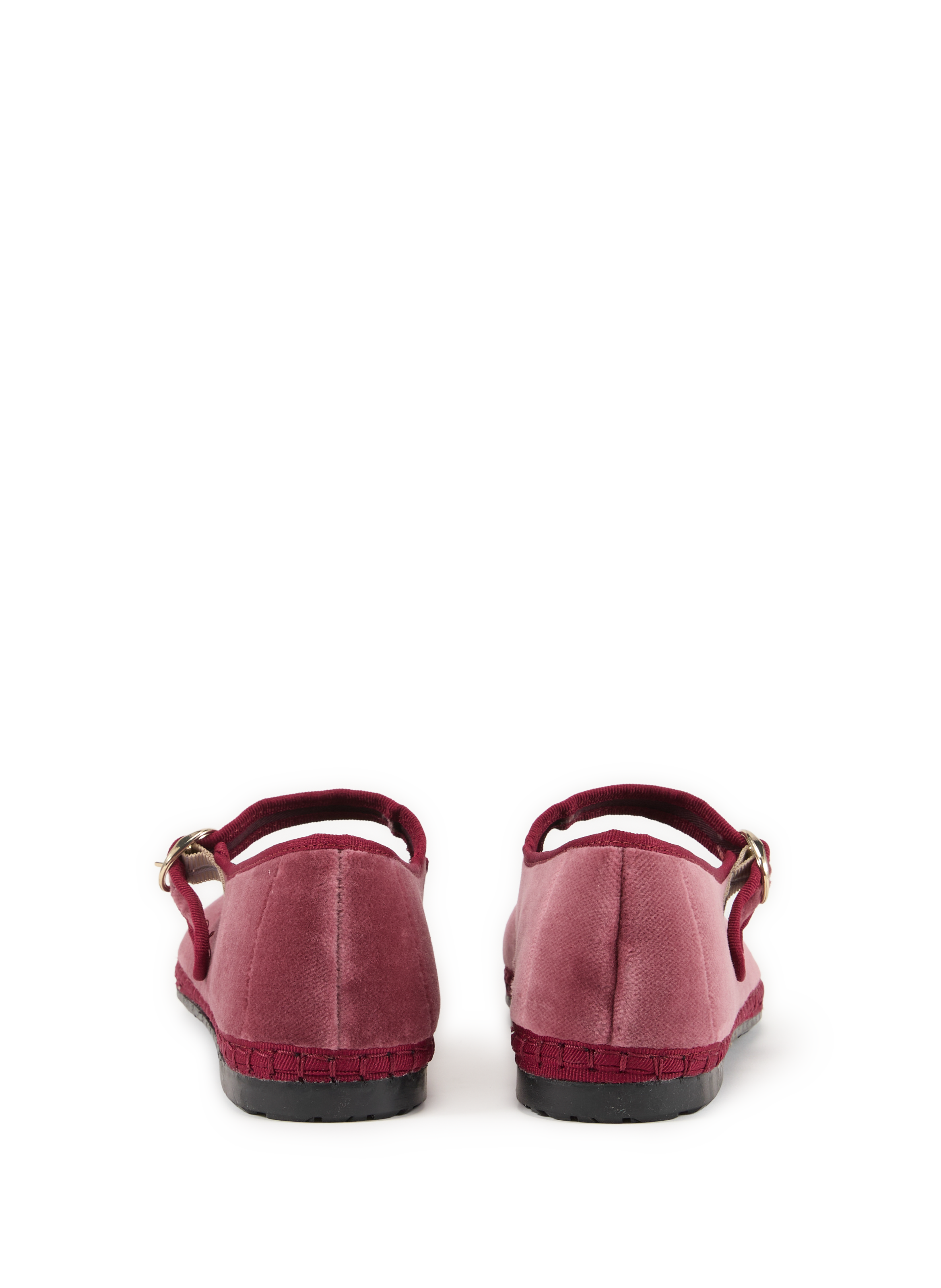 Ballerines Theresa en velours  FLABELUS Rose