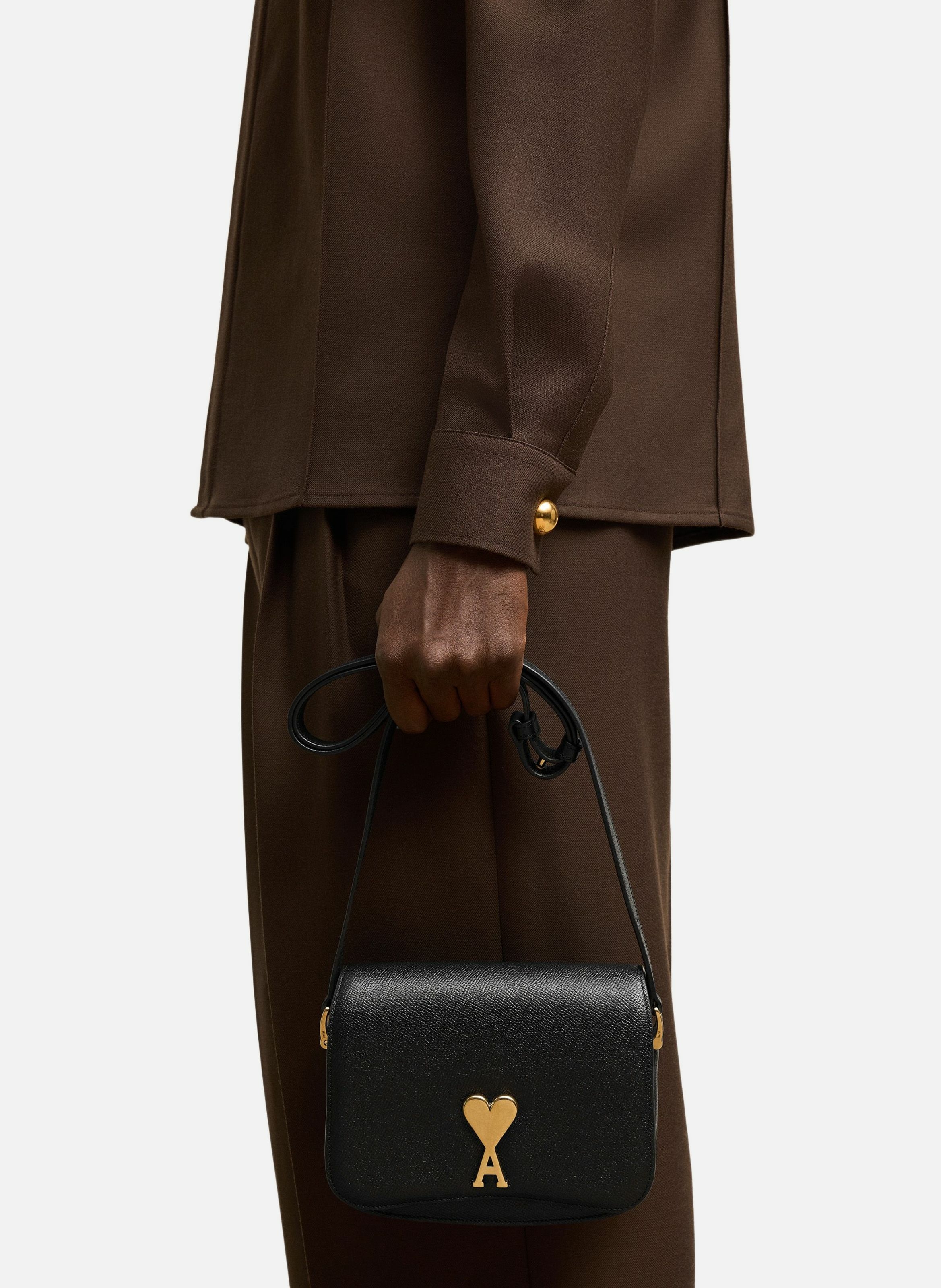 Petit sac paris paris unisexe AMI PARIS Noir