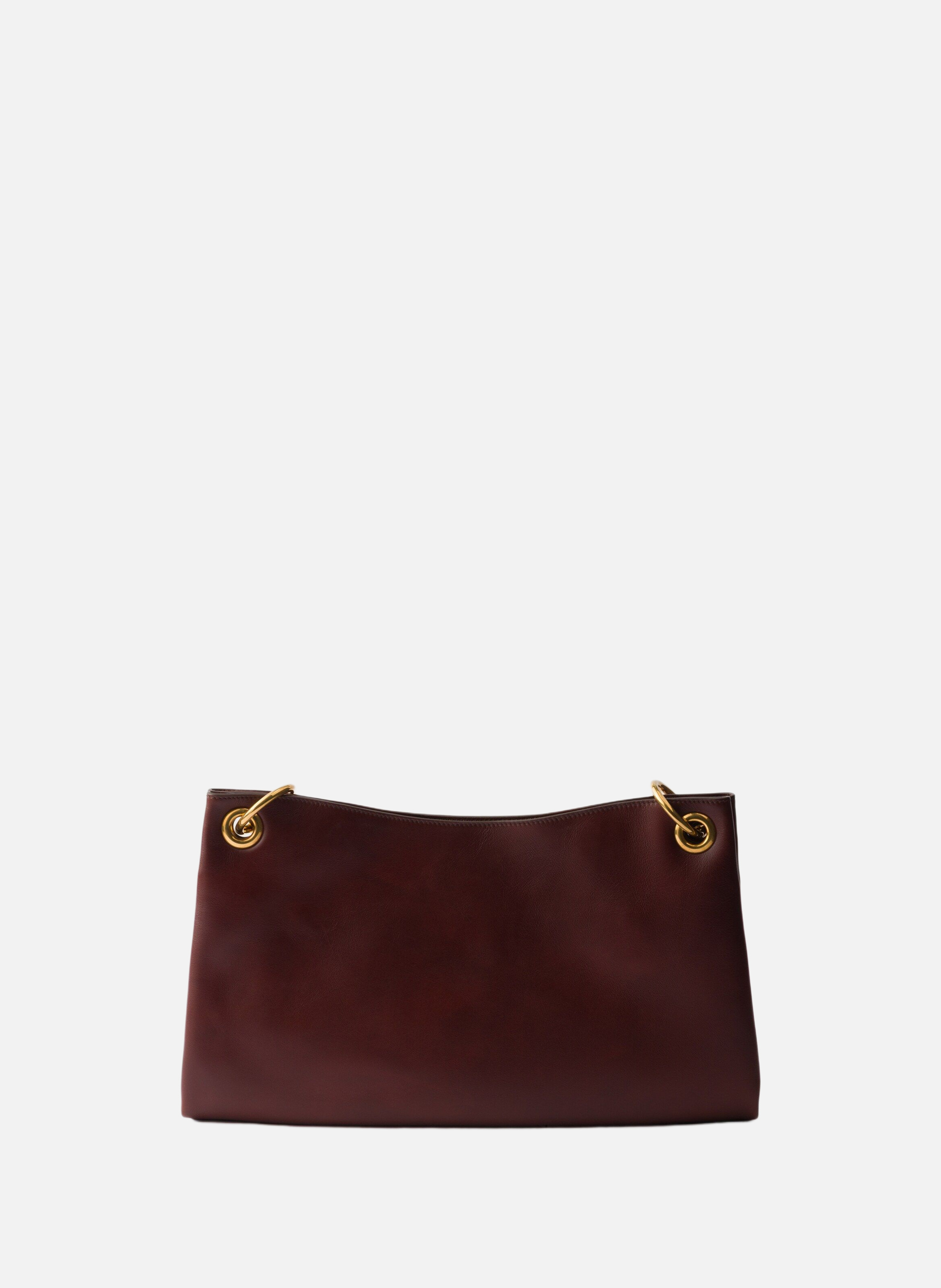 Grand sac porté épaule prada etude en cuir PRADA Marron