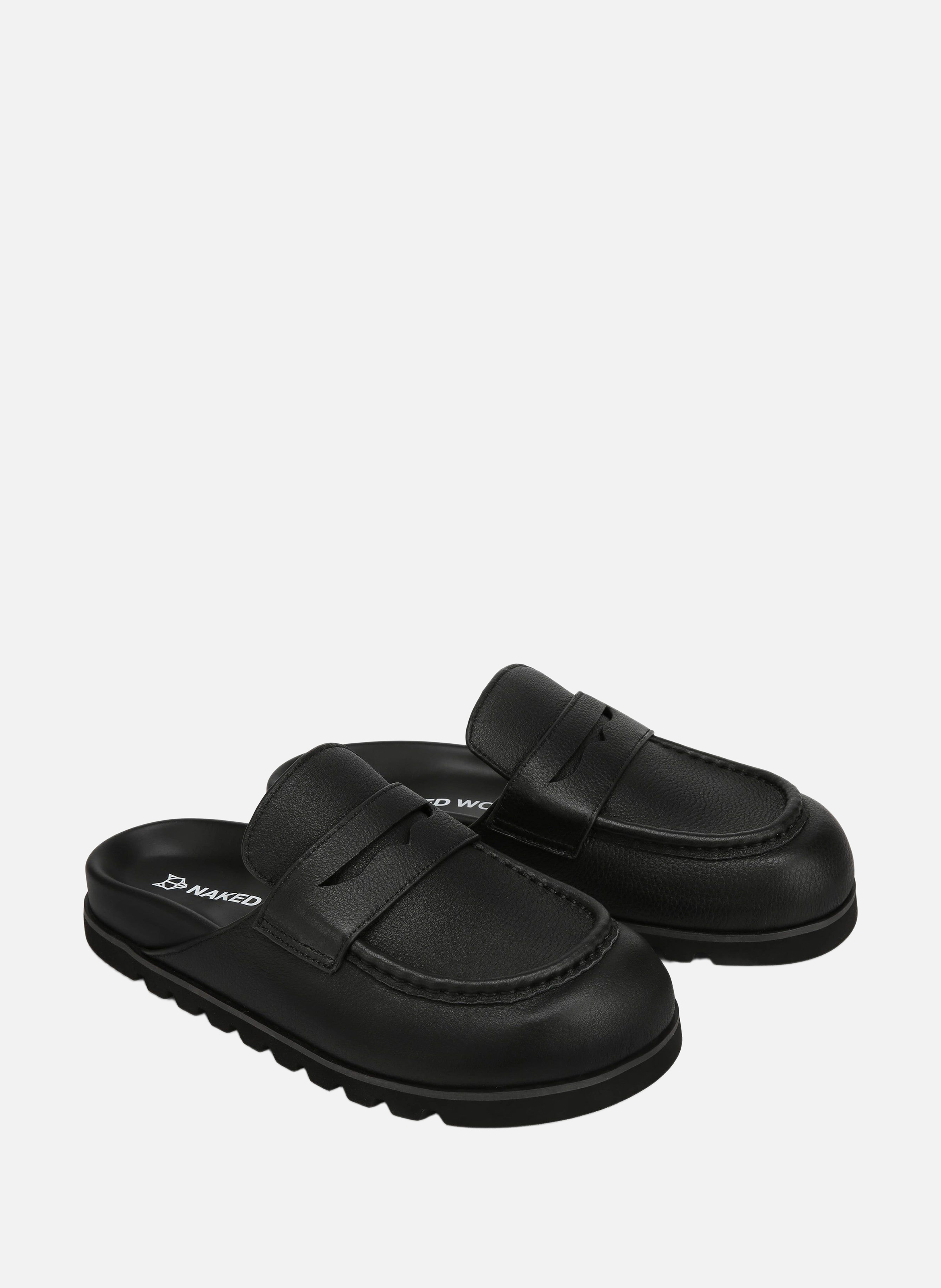 Mocassins cord NAKED WOLFE Noir