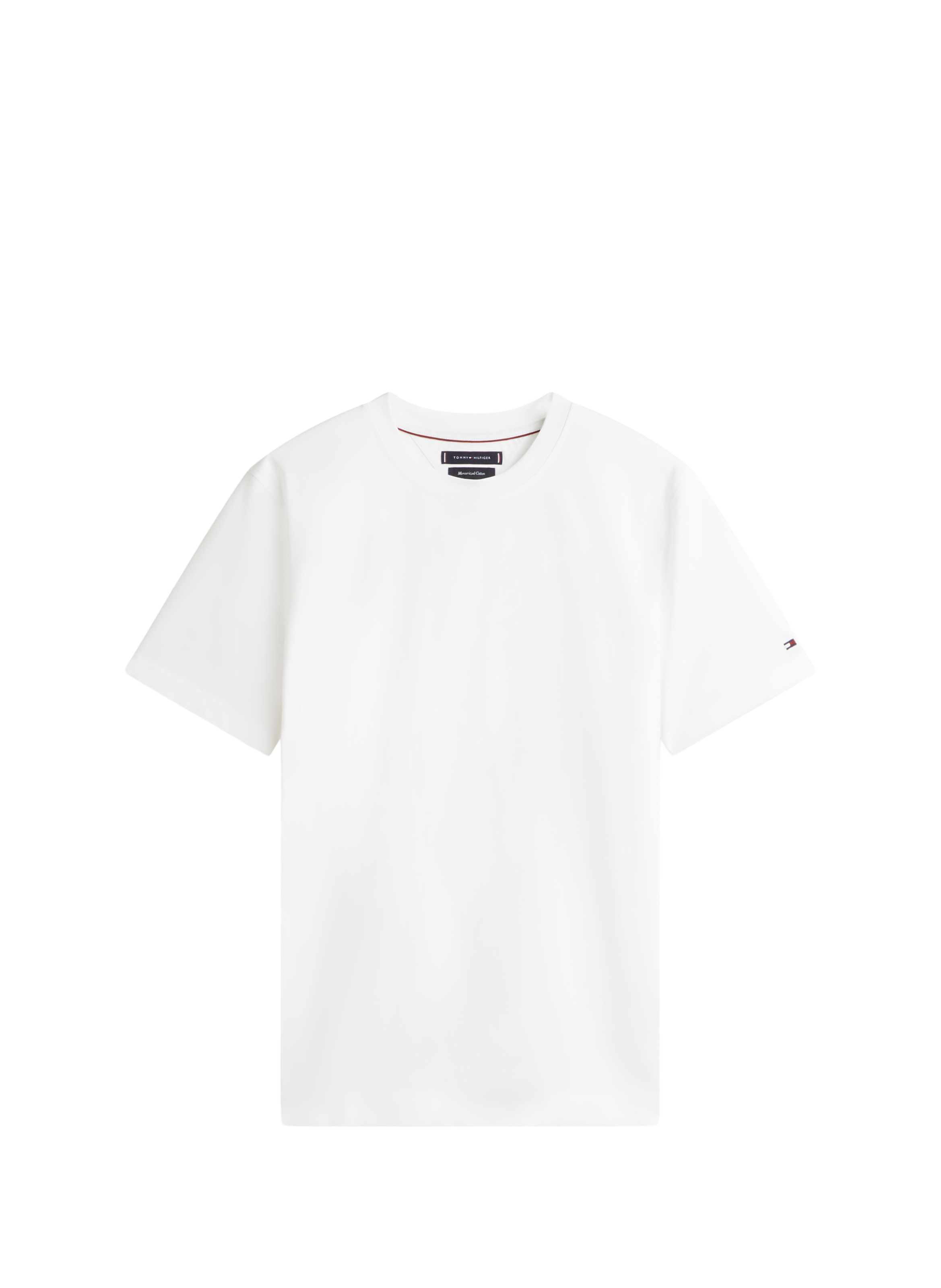 Short-Sleeve Cotton T-Shirt  TOMMY HILFIGER White