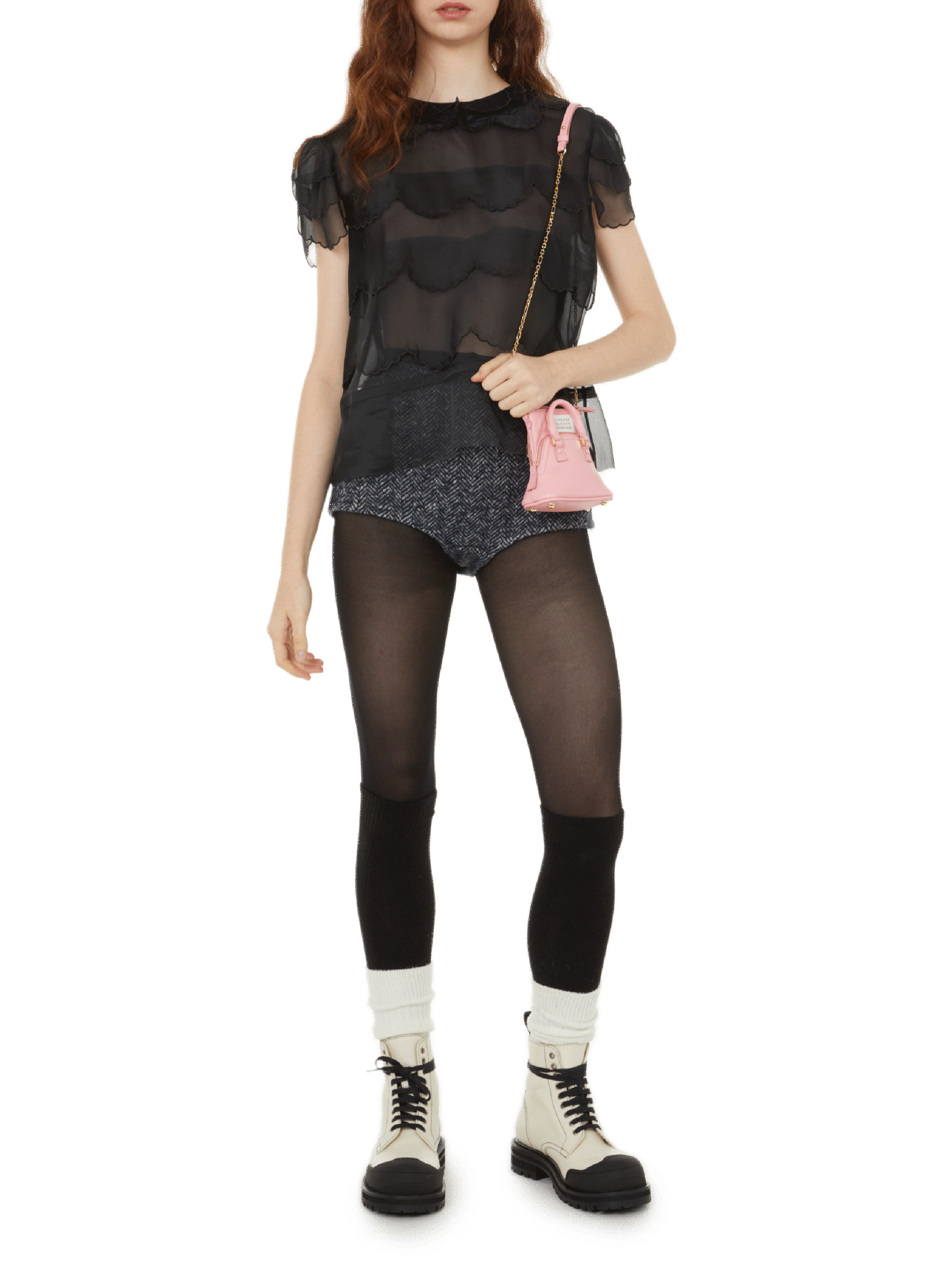 Silk top  MAISON MARGIELA Black