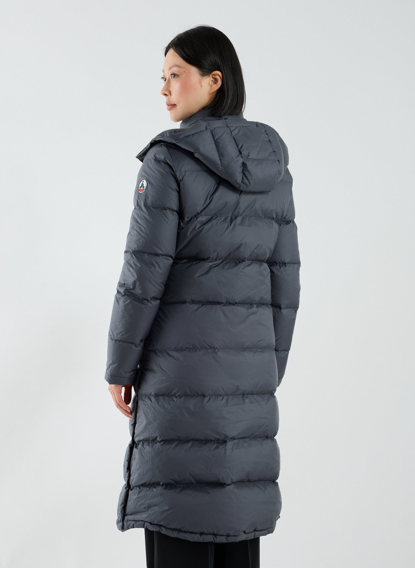 Veste matelassée longue à col montant JOTT Bleu