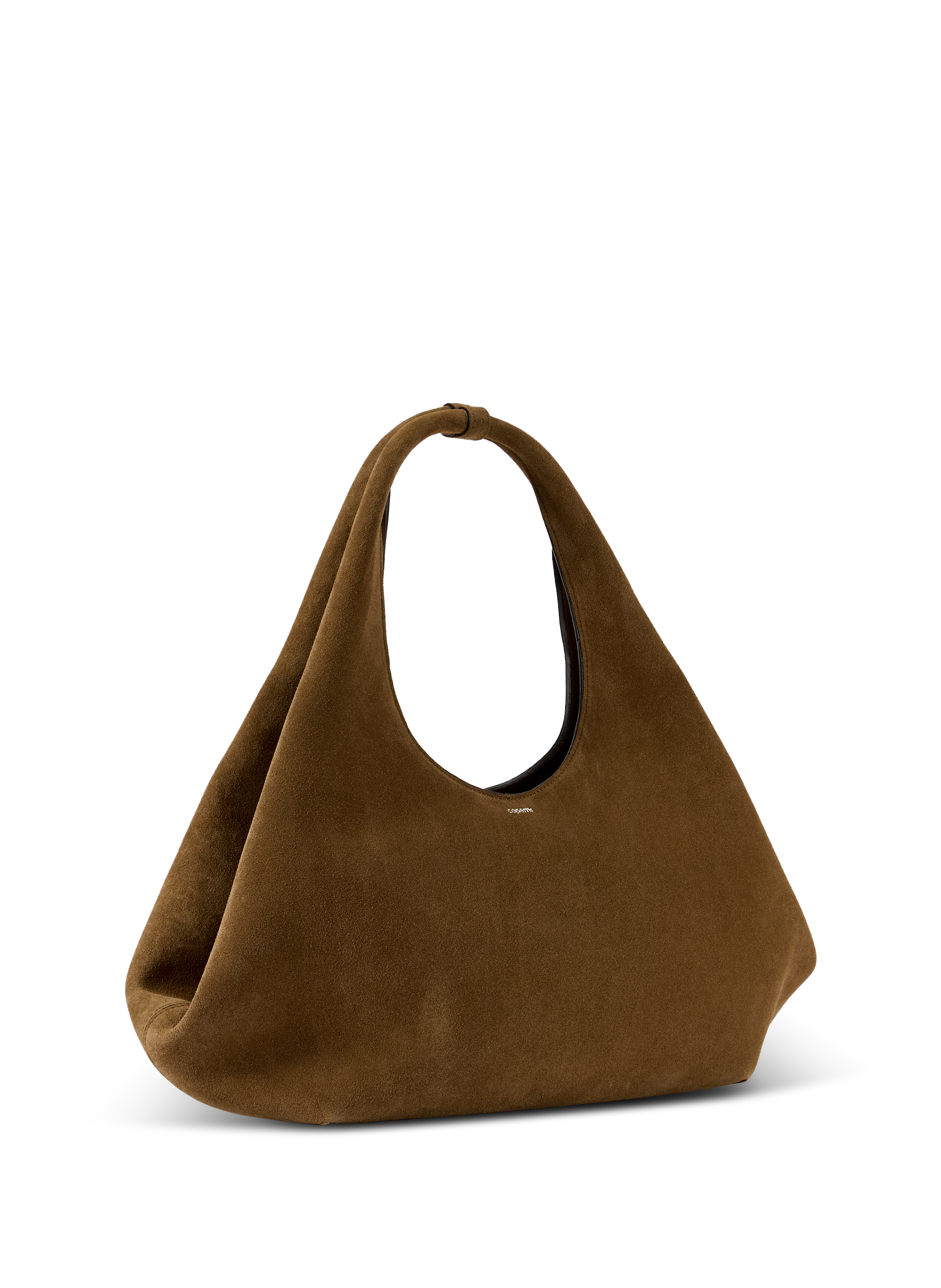 Suede handbag COPERNI Brown