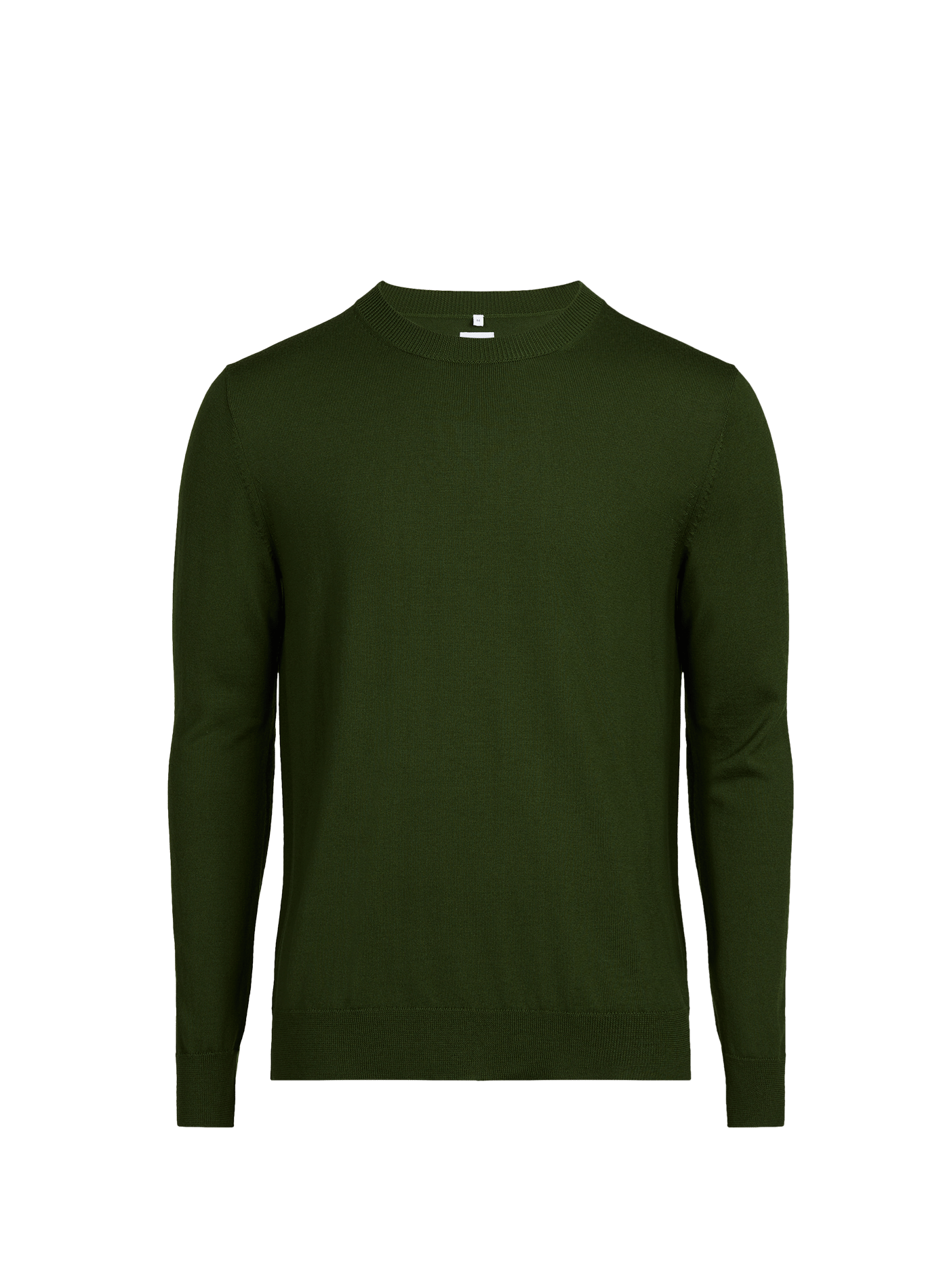 Fine merino wool jumper AU PRINTEMPS PARIS Green