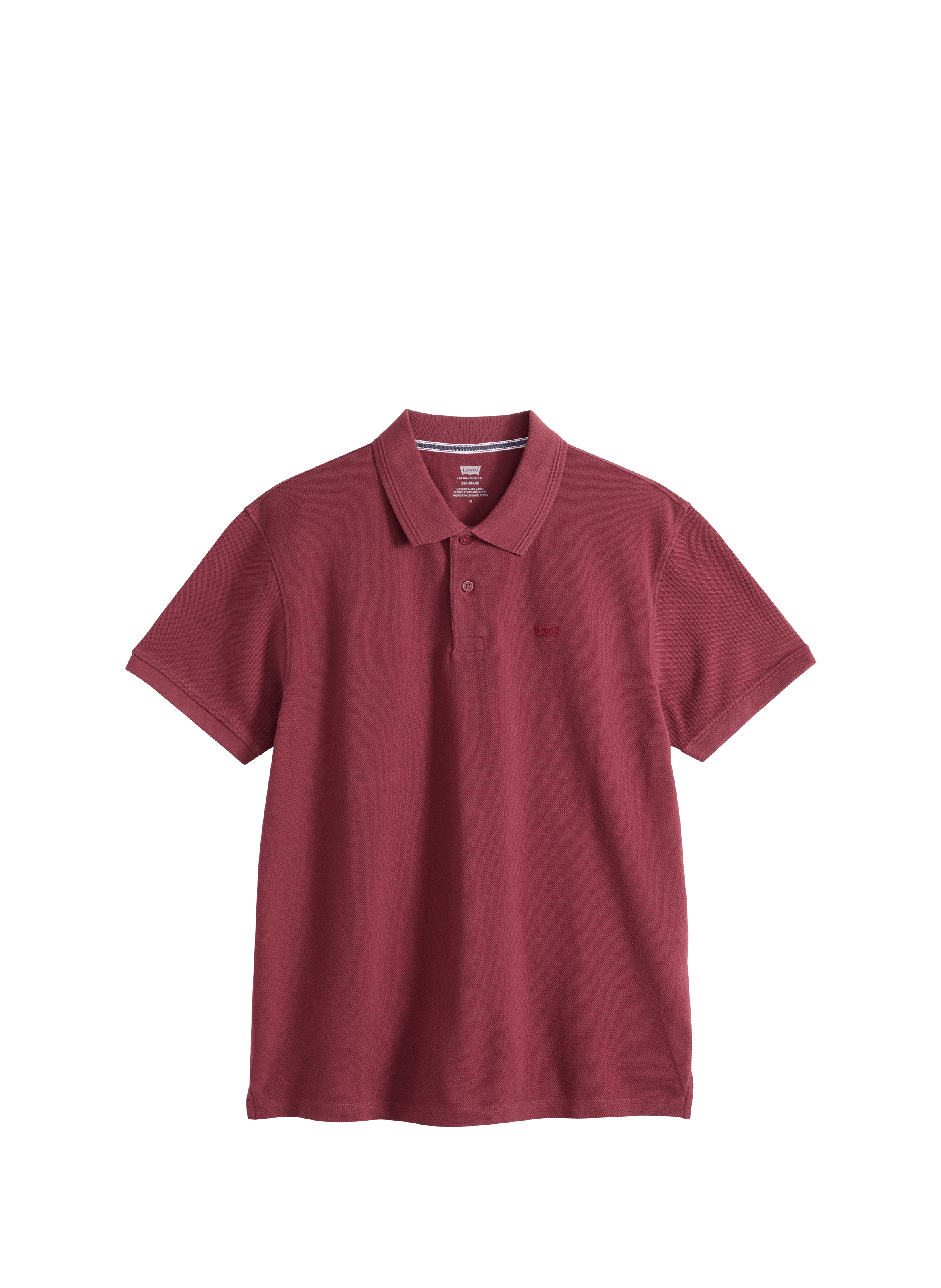 Polo manches courtes en coton LEVI'S Rouge