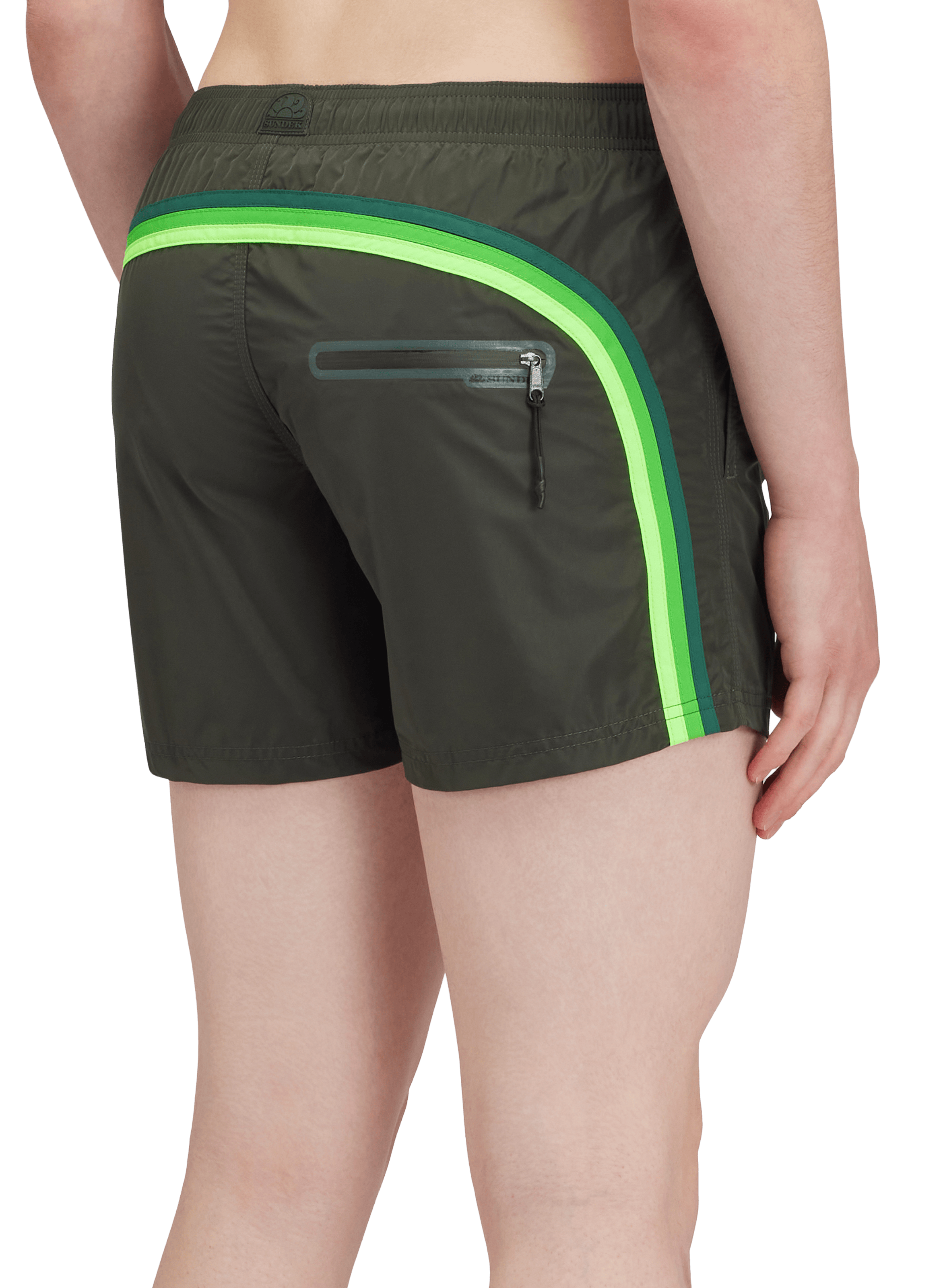 Fitted Bermuda shorts SUNDEK Green