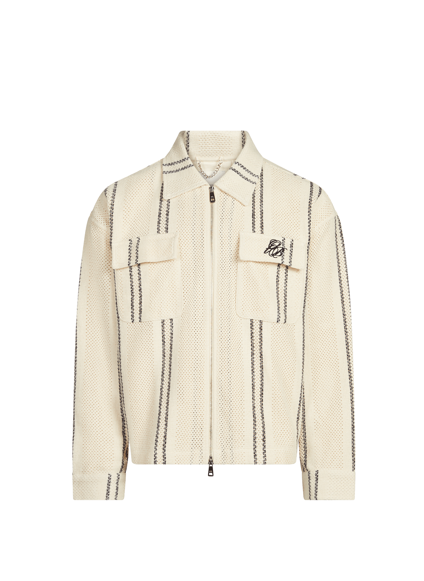 Striped cotton blend The drift jacket ONLY THE BLIND Multicolour