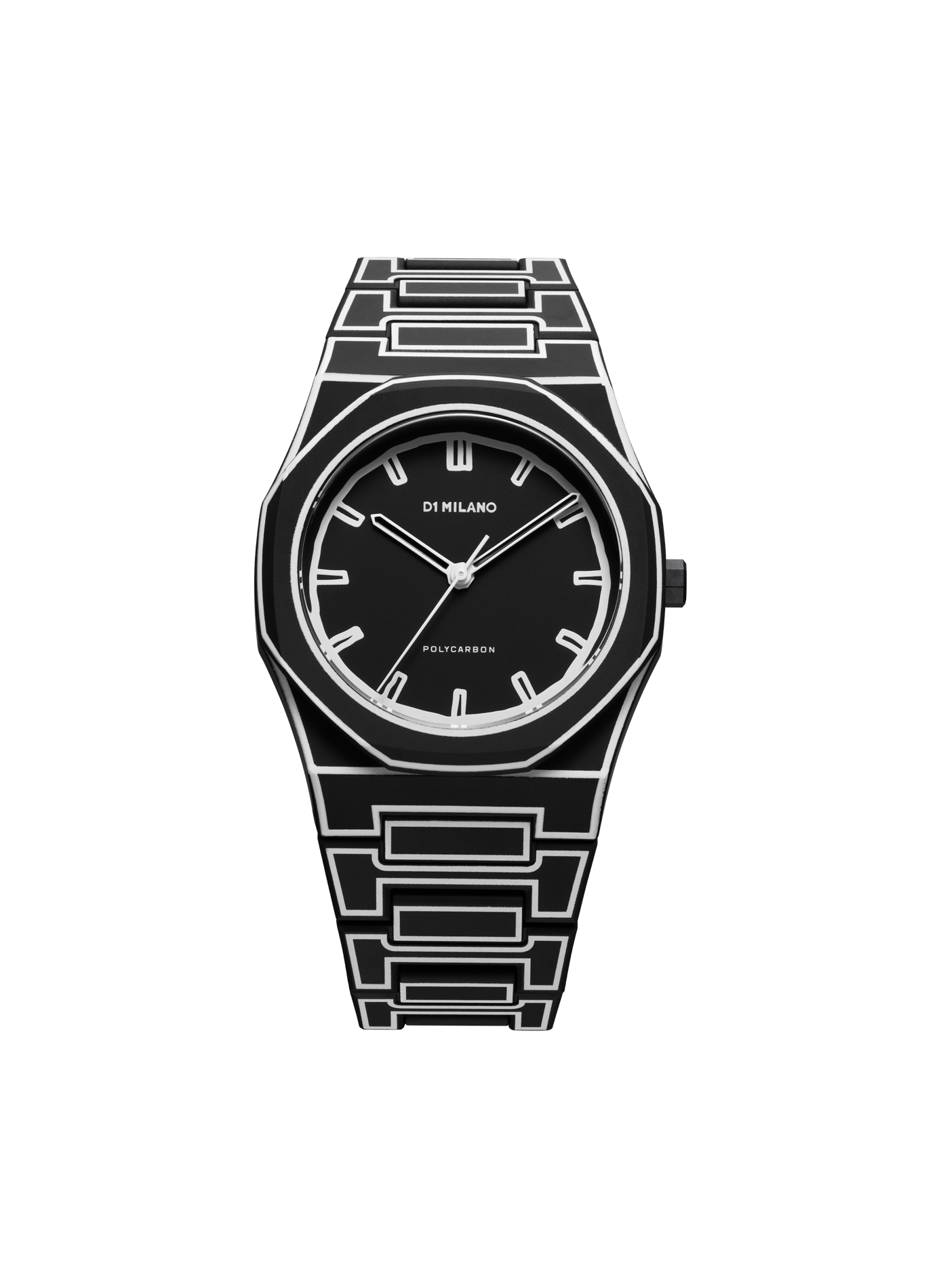 Montre Sketch 01 en polycarbonate D1 MILANO Noir