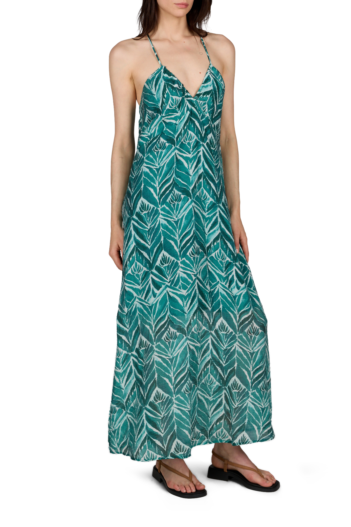 Vilyria printed sleeveless dress VILA Blue