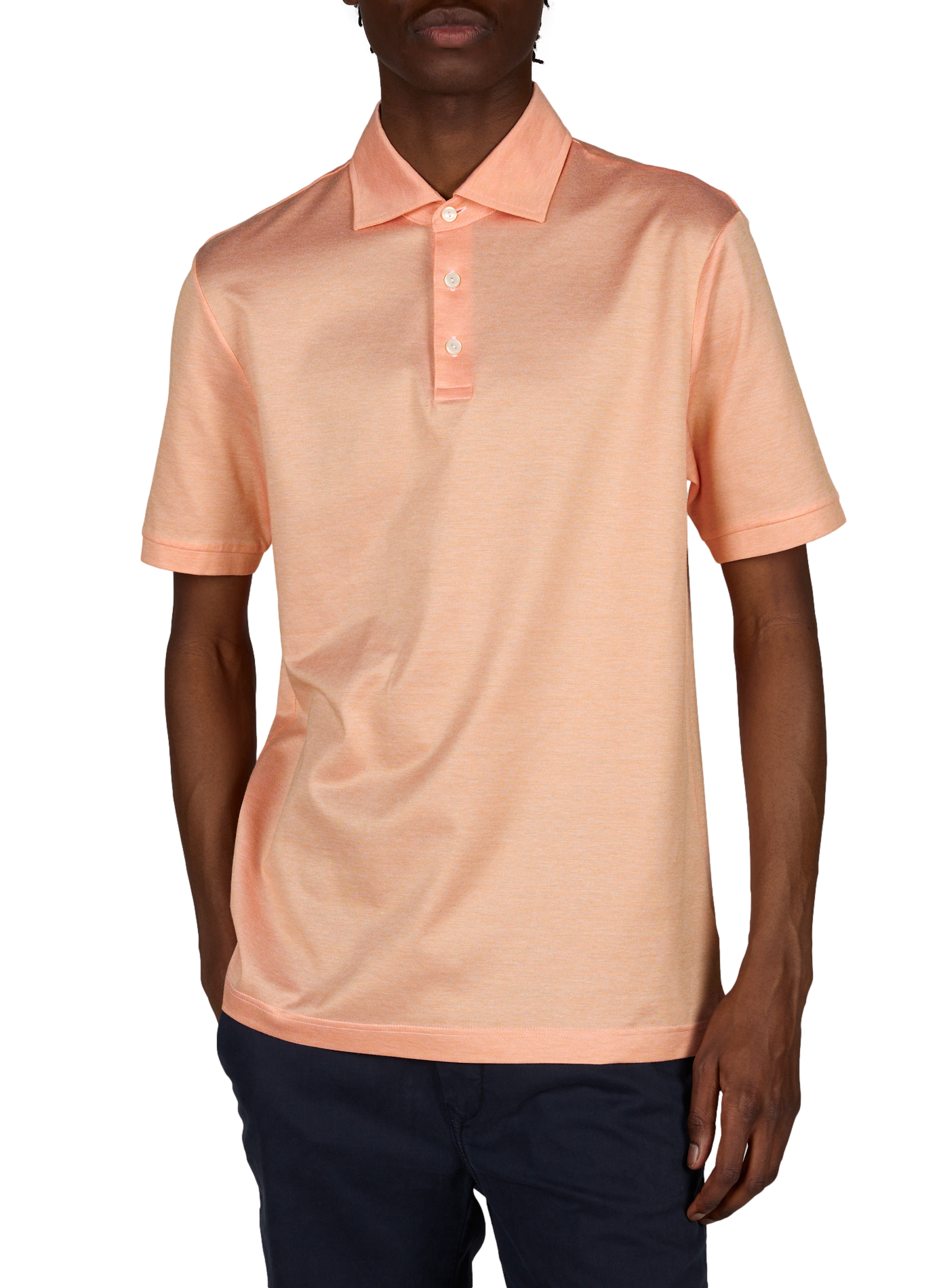 Polo manches courtes en coton ETON Orange