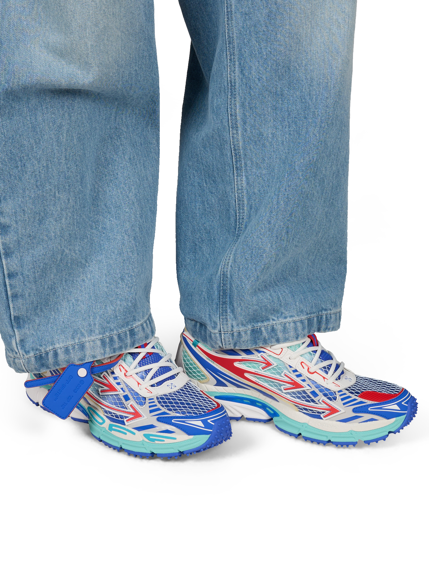 Geriffelte Turnschuhe OFF-WHITE Mehrfarbig
