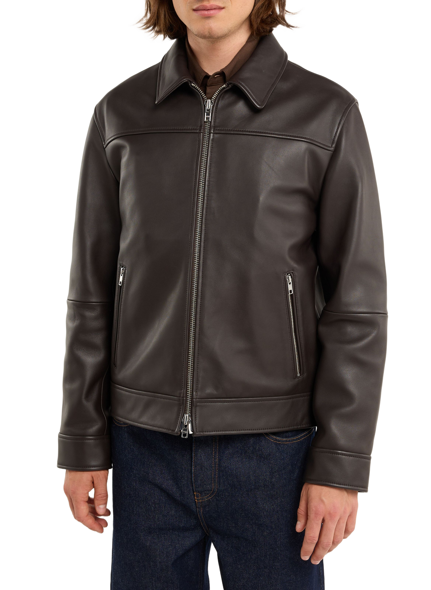 Lederjacke Fool SAISON 1865 Braun