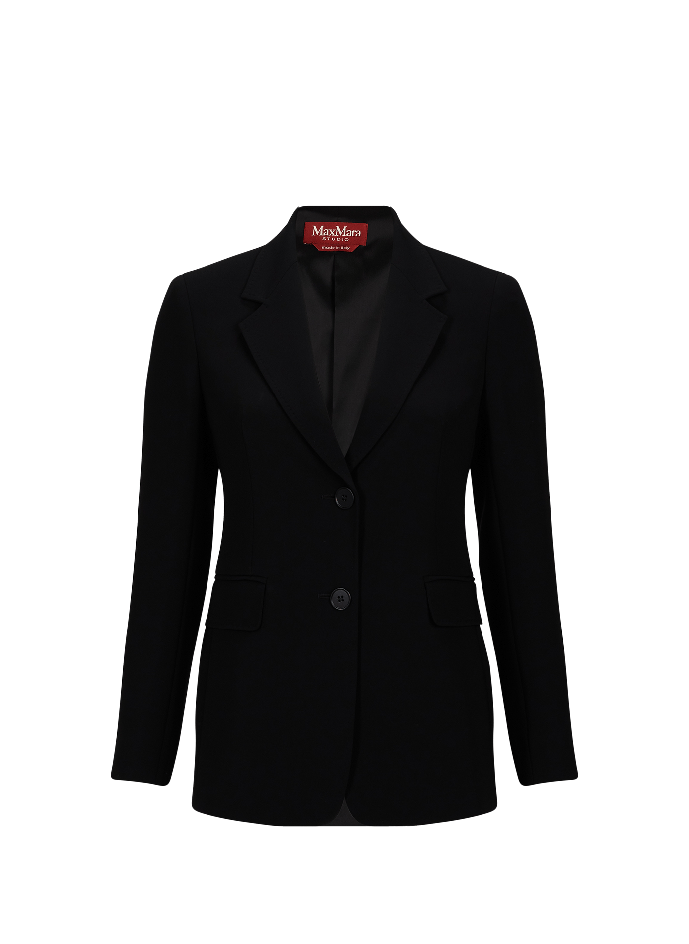 Blazer Link à simple boutonnage MAX MARA STUDIO Noir
