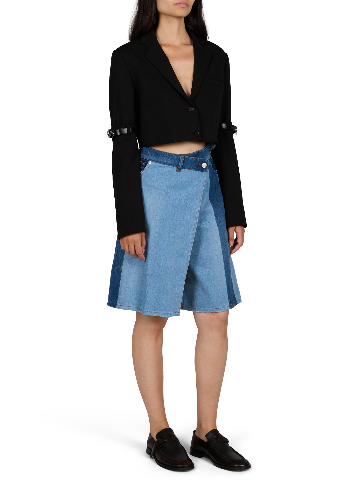 Crop-Hybrid-Blazer COPERNI Schwarz
