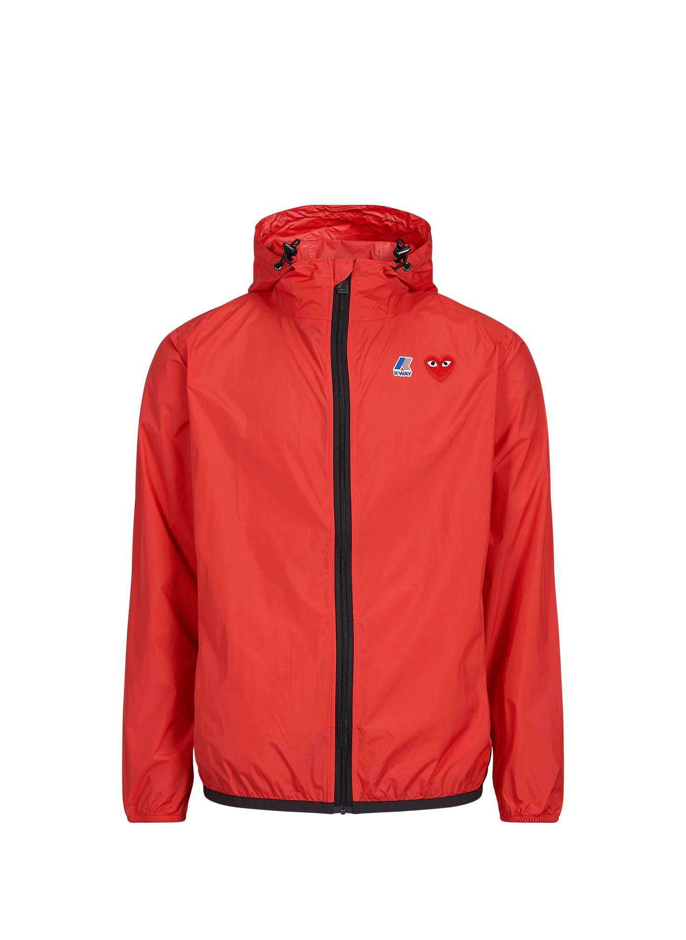 Veste légère à patch cœur COMME DES GARCONS PLAY Rot