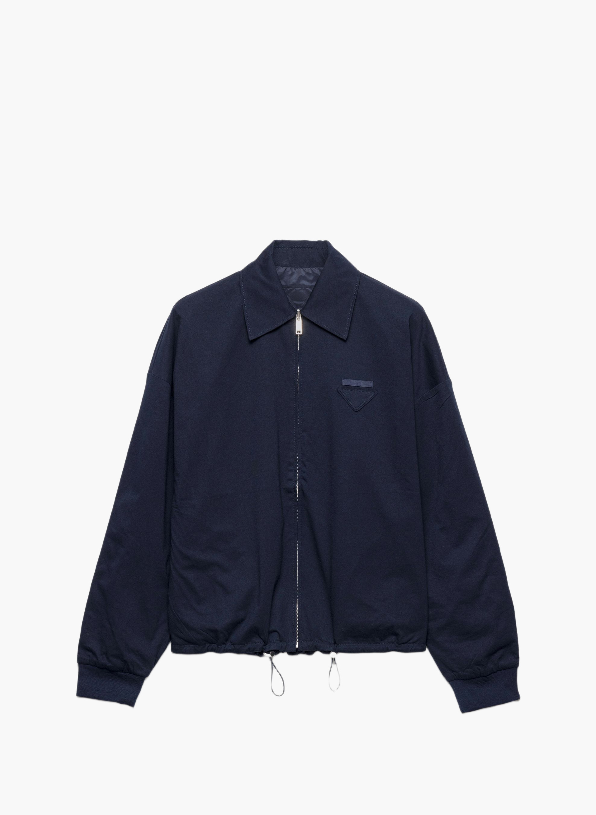 Blouson en jersey réversible PRADA Bleu