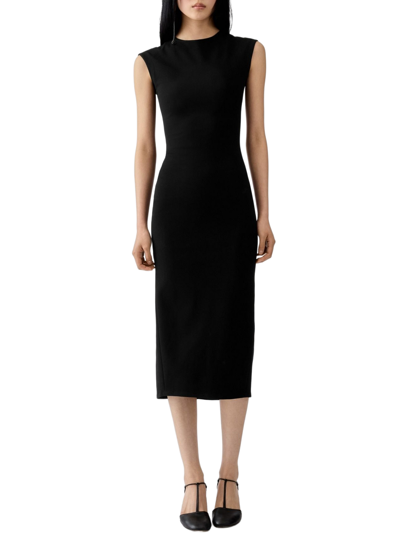 La robe Alba midi JACQUEMUS Black