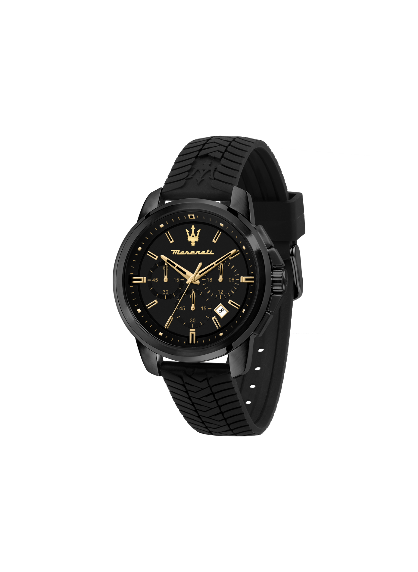 Montre quartz en silicone MASERATI Noir