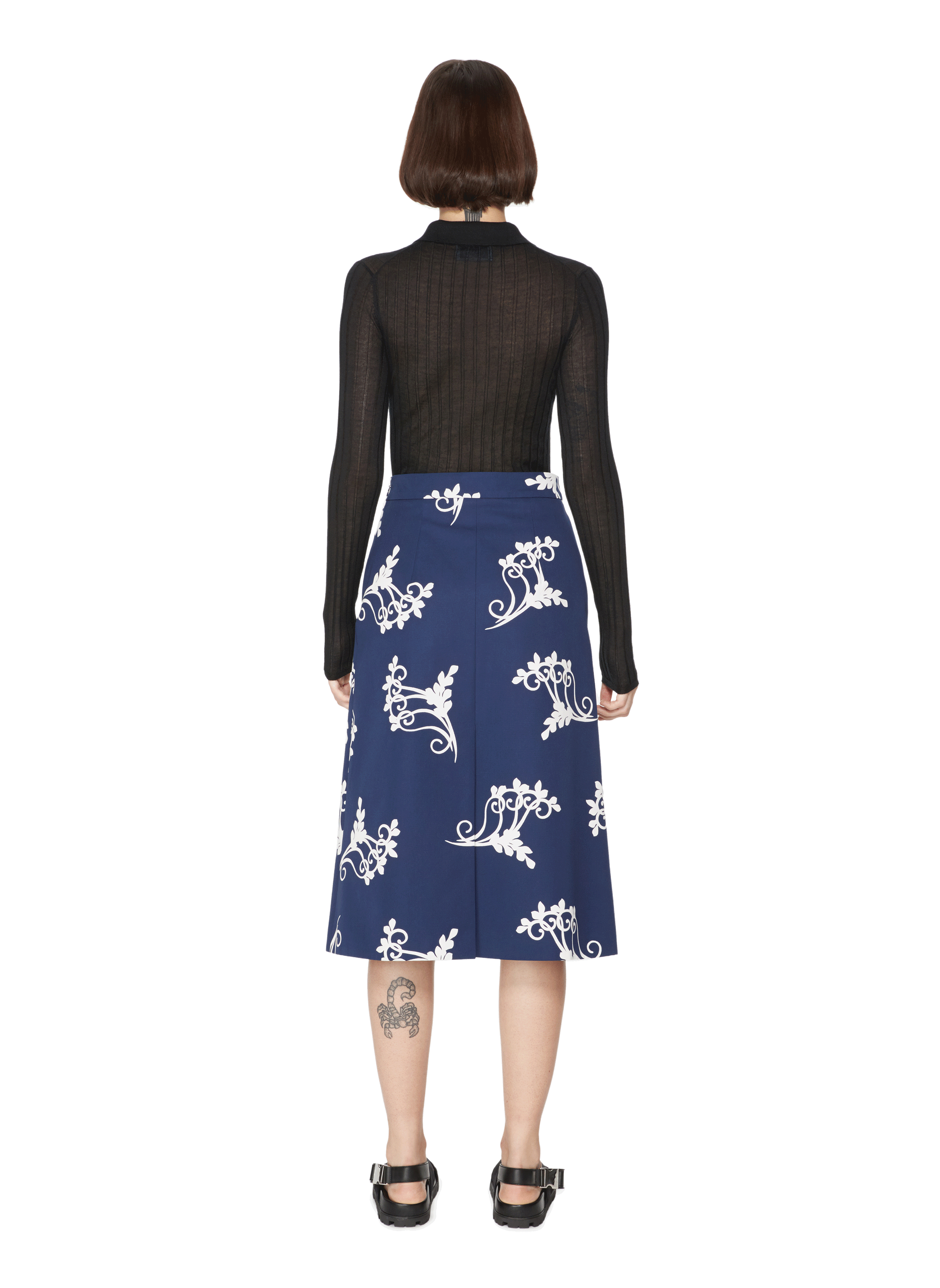 Nylon cross-over Sandals PRADA Black