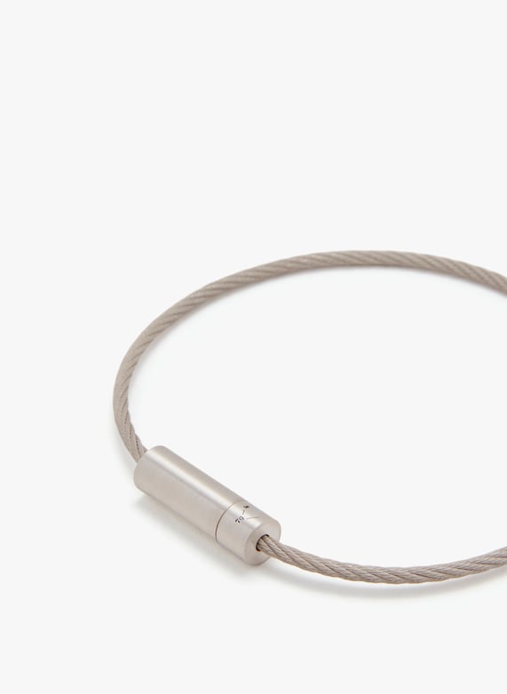 Bracelet câble 7g en argent brossé | Argent by LE GRAMME Bracelet câble 7g en argent brossé Argent