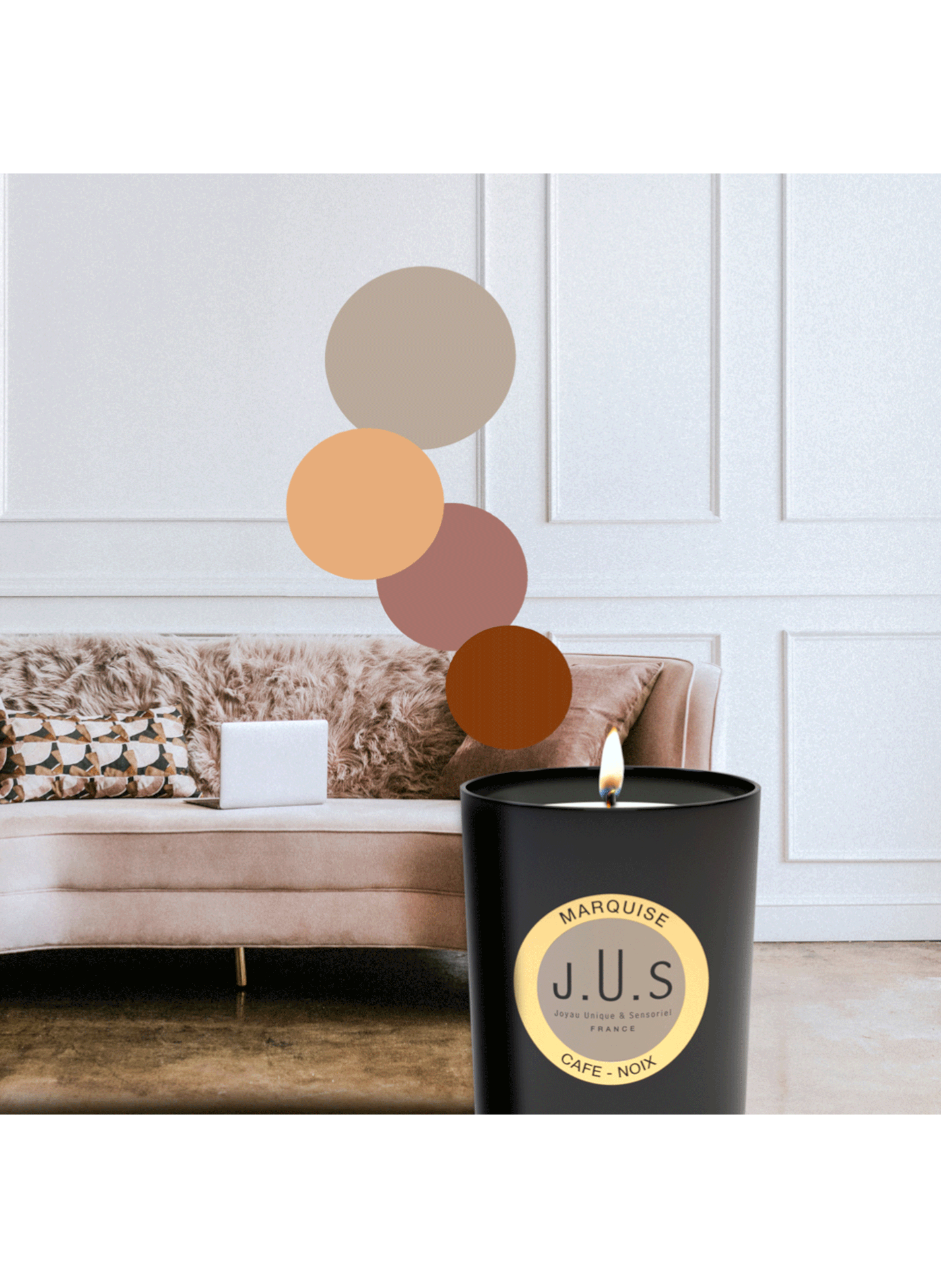 Marquise candle J.U.S No color